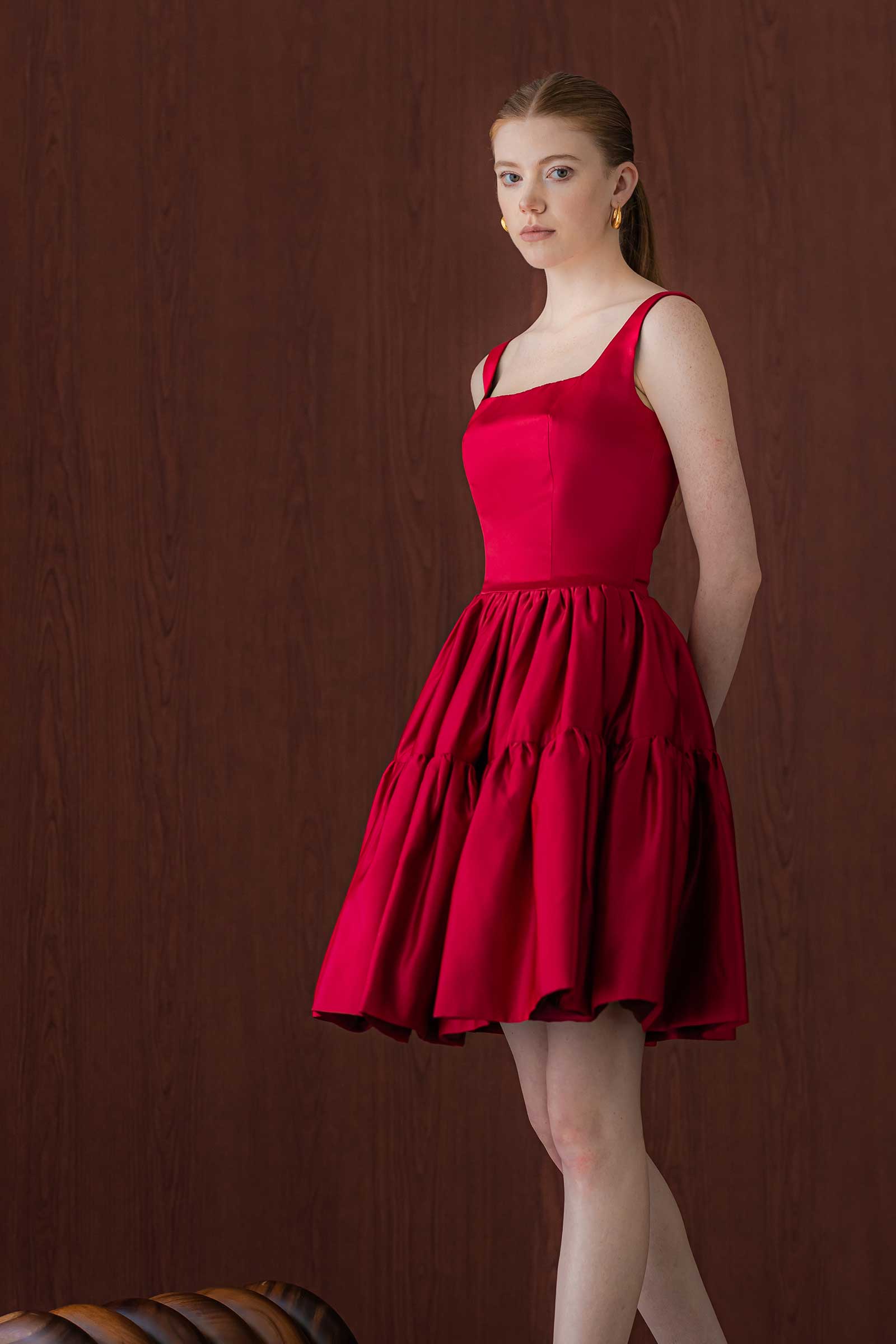 Daivin Dress (Red) - Image 2