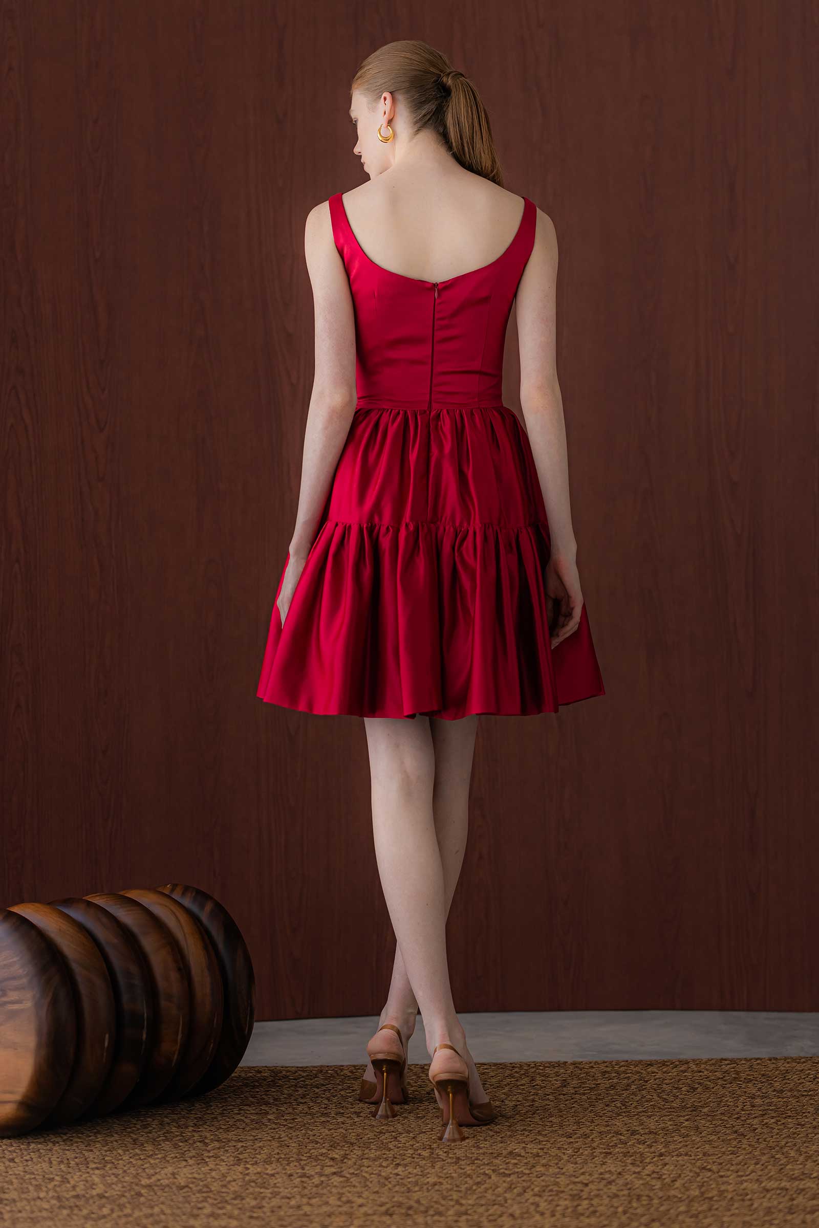 Daivin Dress (Red) - Image 4