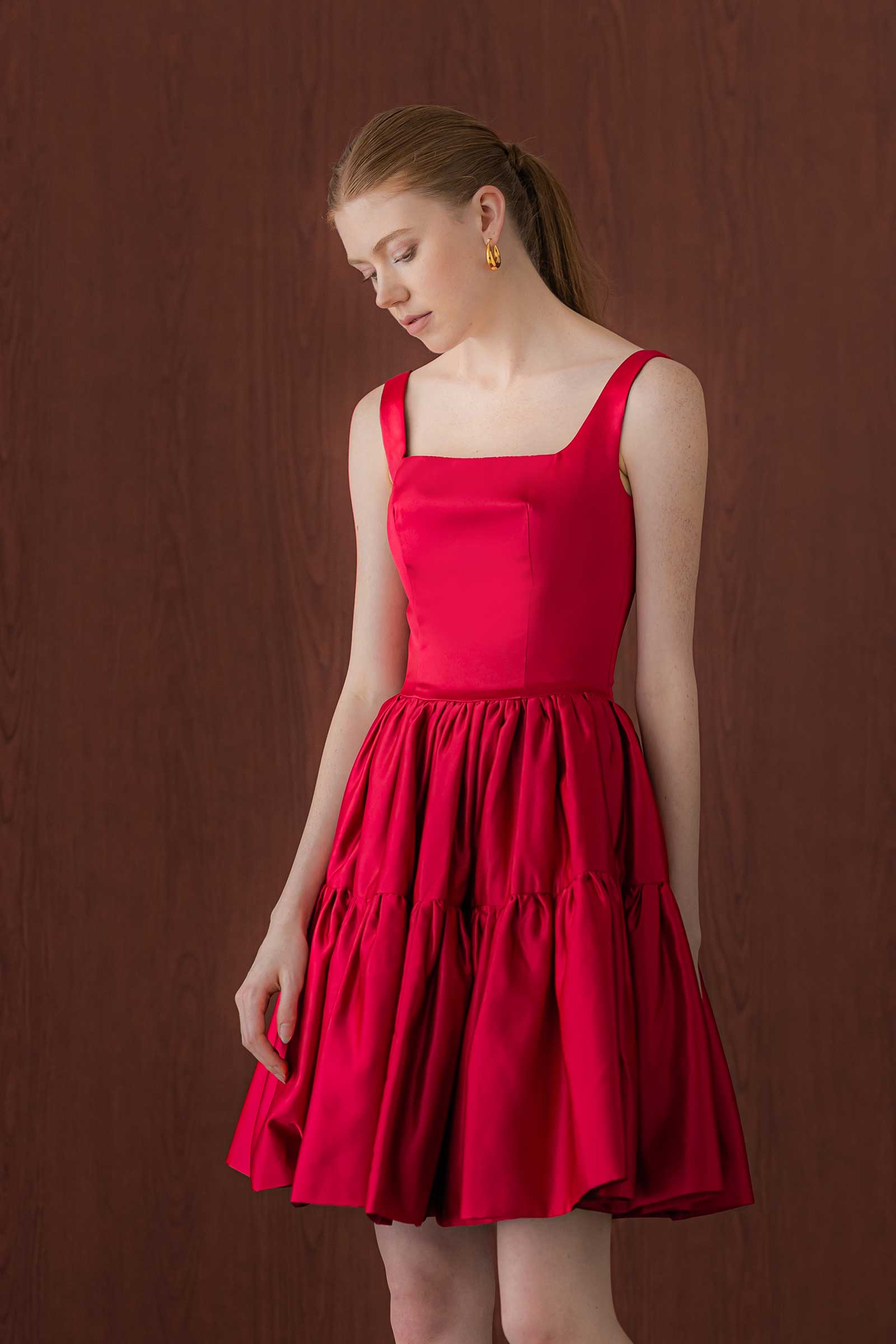Daivin Dress (Red) - Image 9