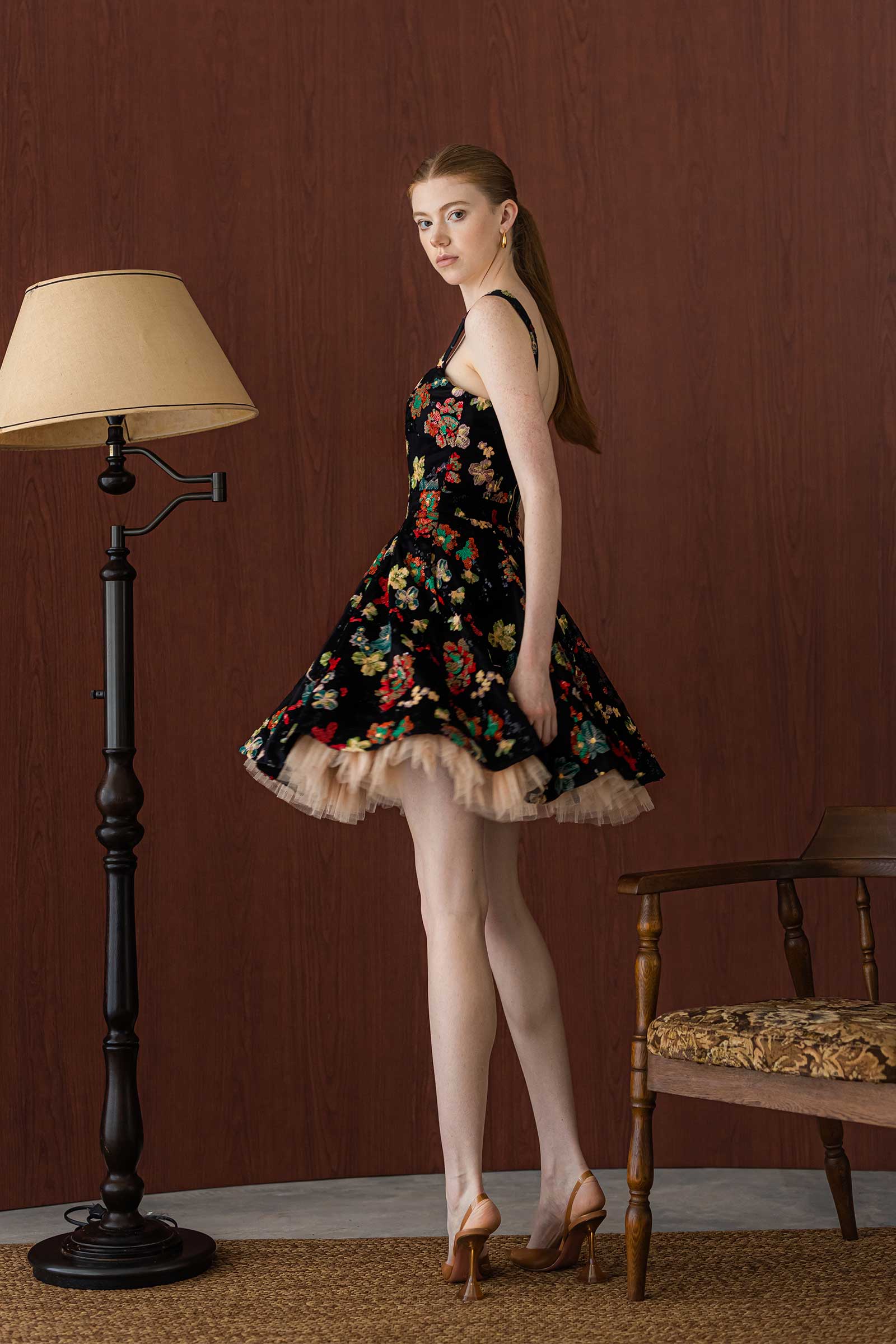 Divas Sequin Dress (Black) - Image 16