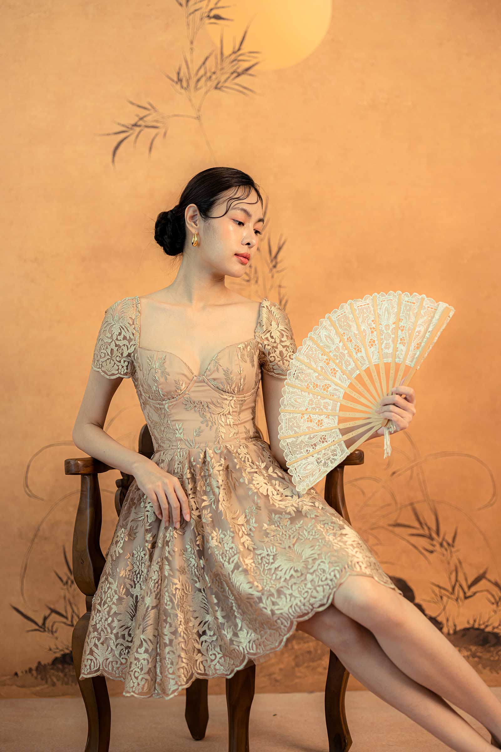 Lei Qiu Dress (Gold) - Image 10