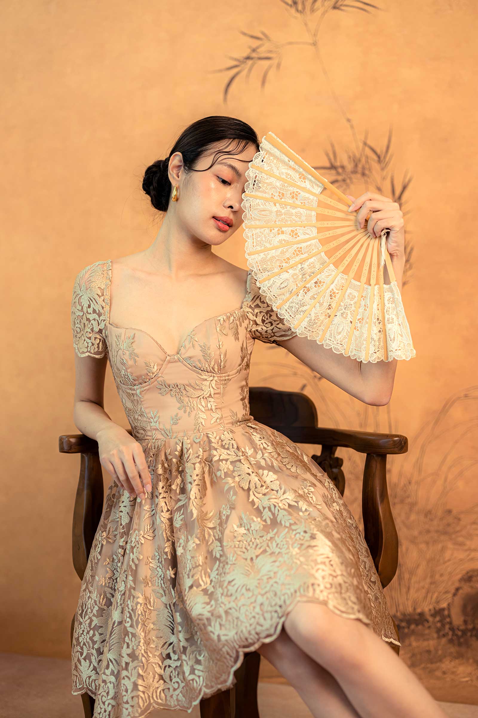 Lei Qiu Dress (Gold) - Image 6