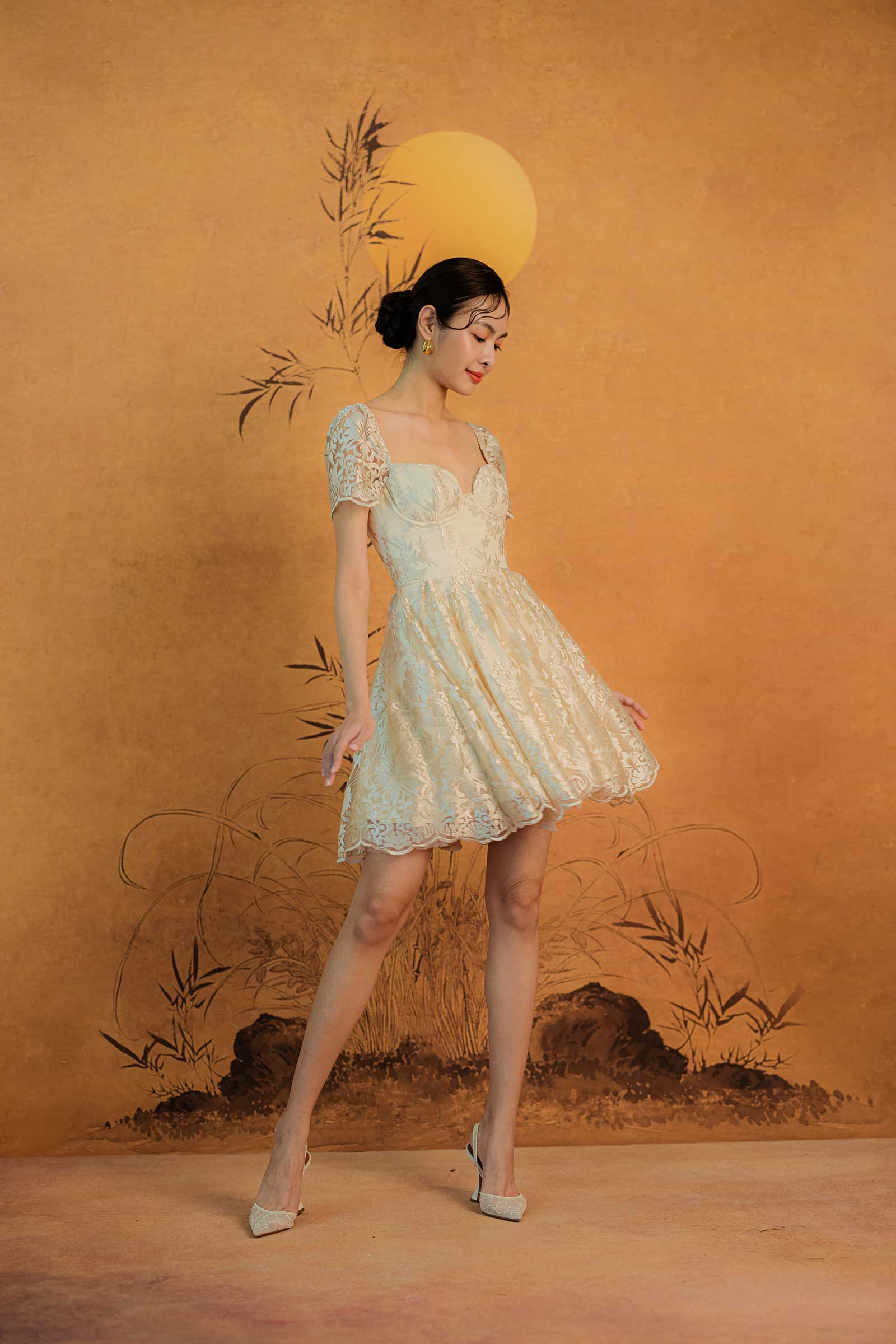 Lei Qiu Dress (Champagne) - Image 10