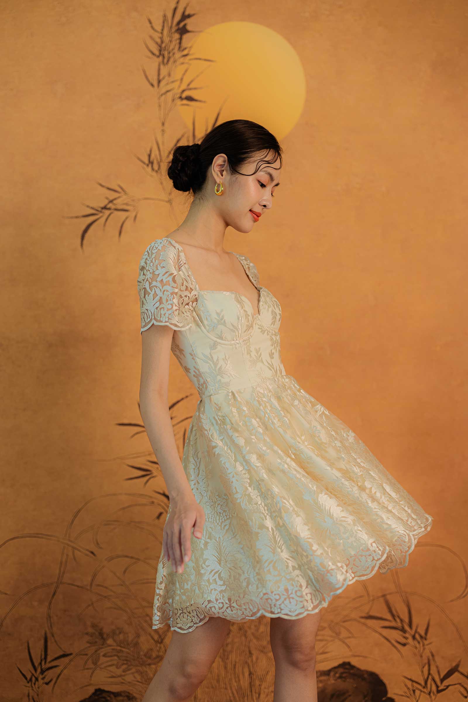 Lei Qiu Dress (Champagne) - Image 11