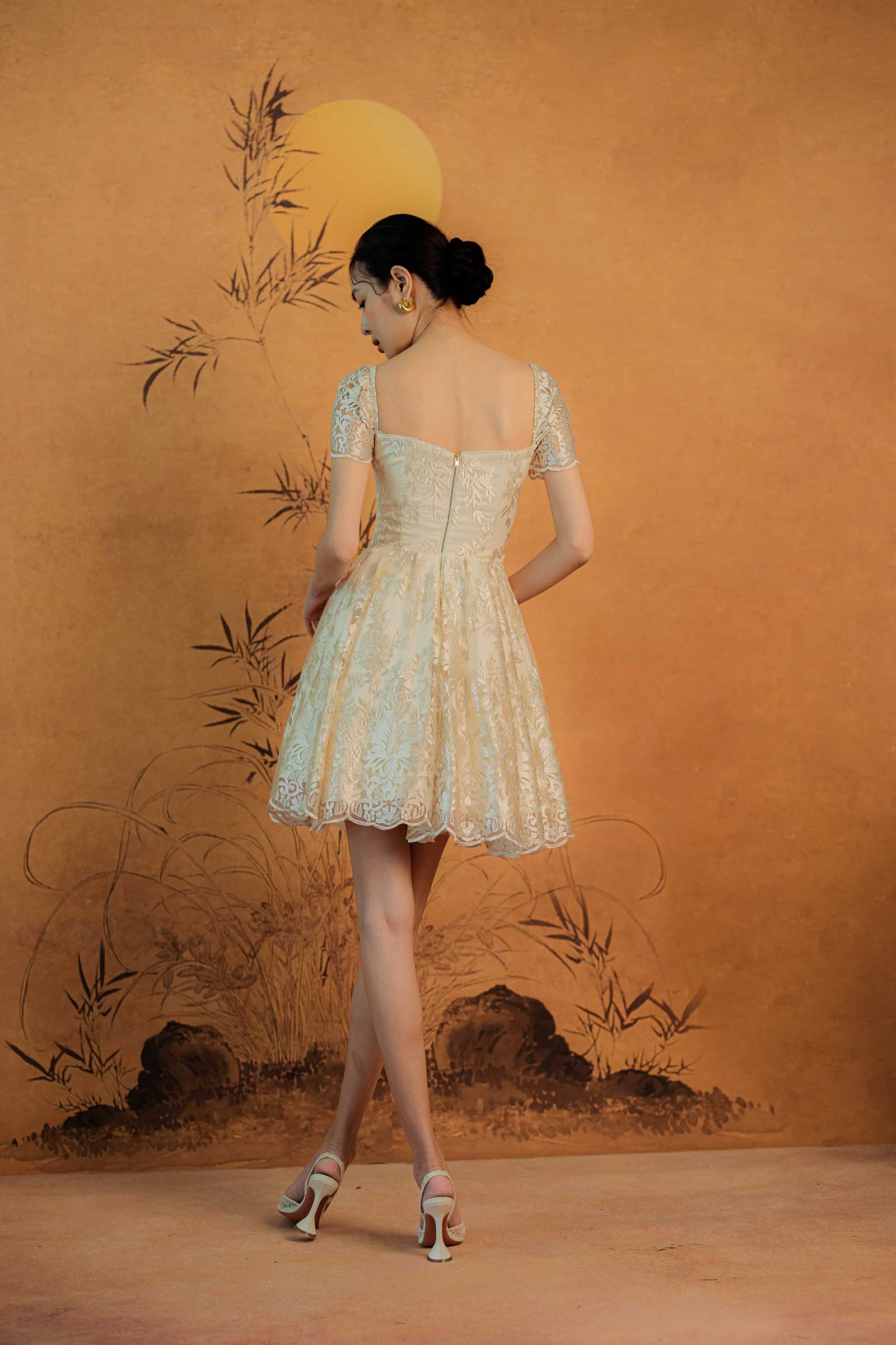 Lei Qiu Dress (Champagne) - Image 4