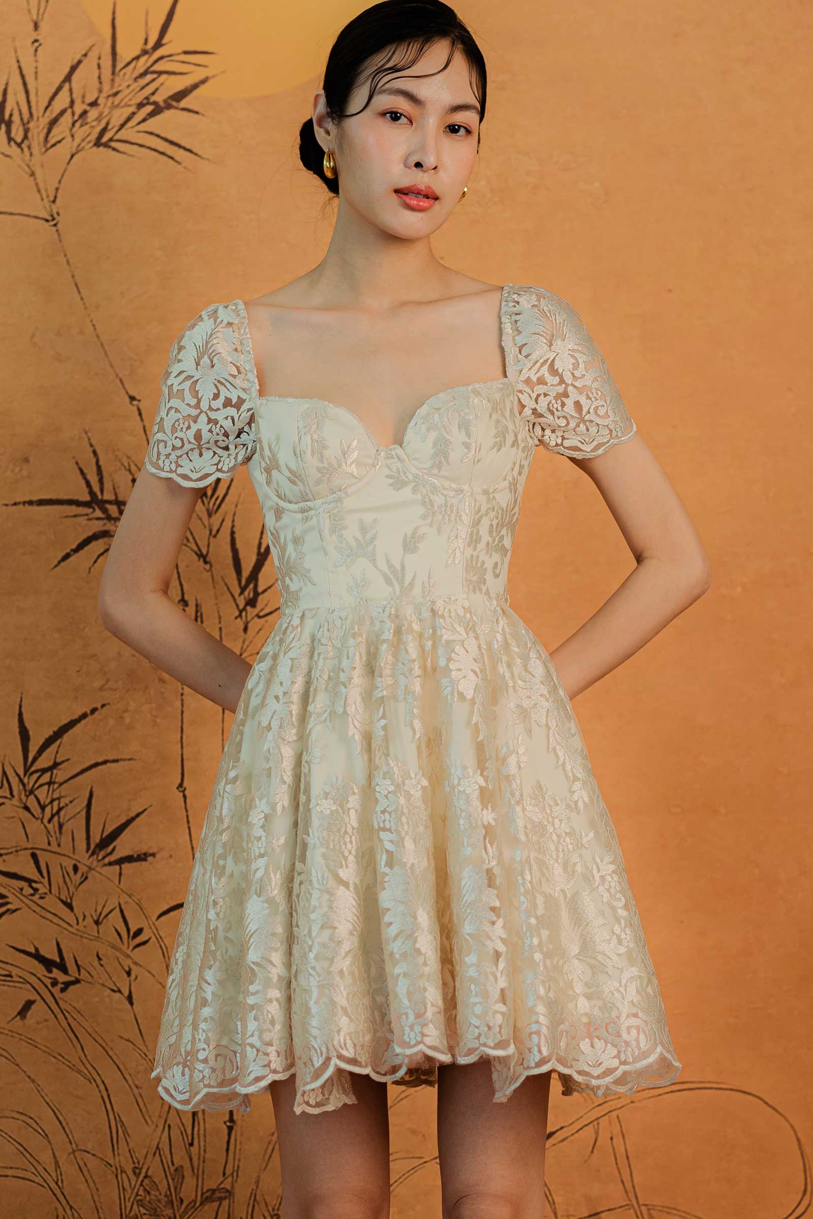 Lei Qiu Dress (Champagne) - Image 7