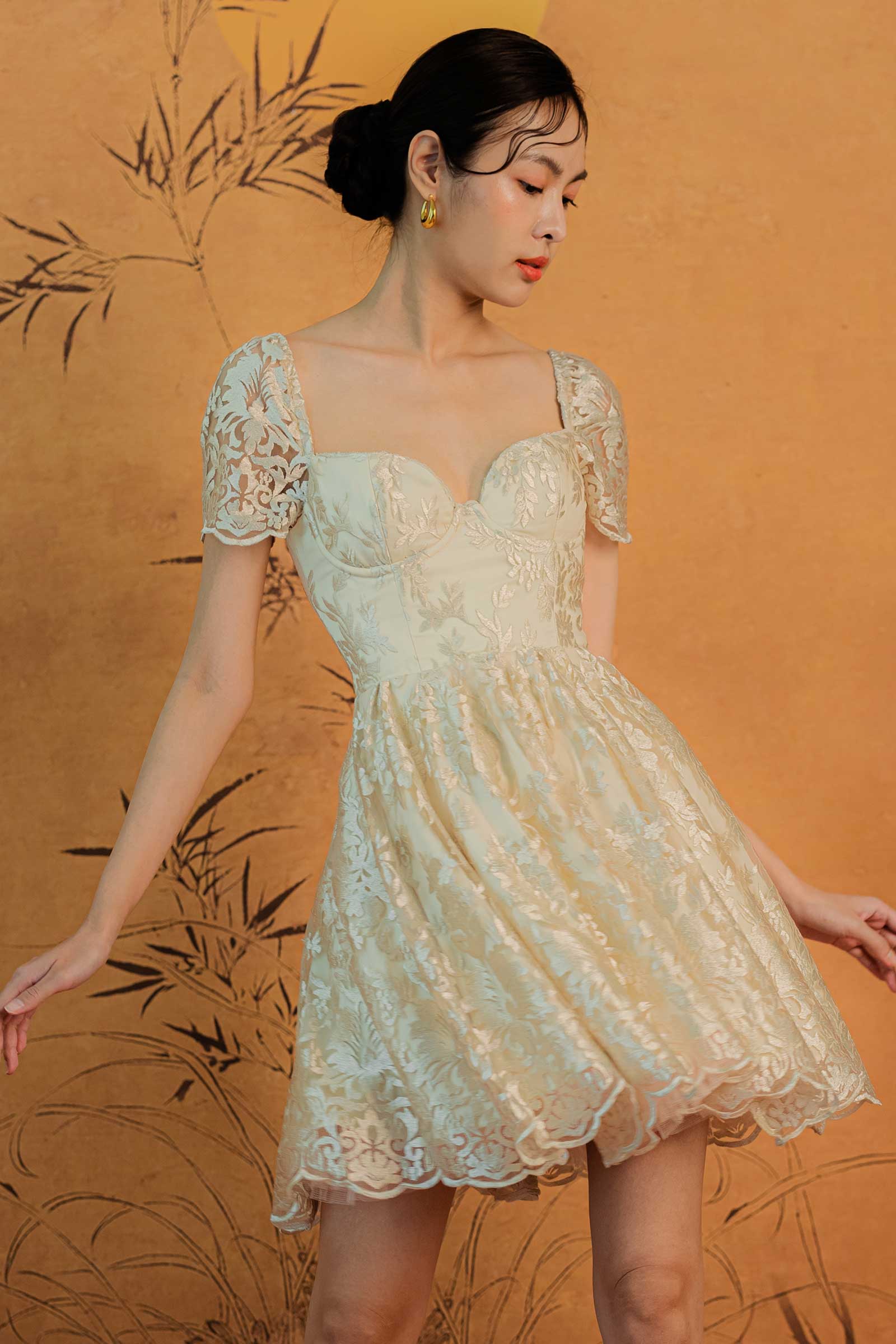 Lei Qiu Dress (Champagne) - Image 9