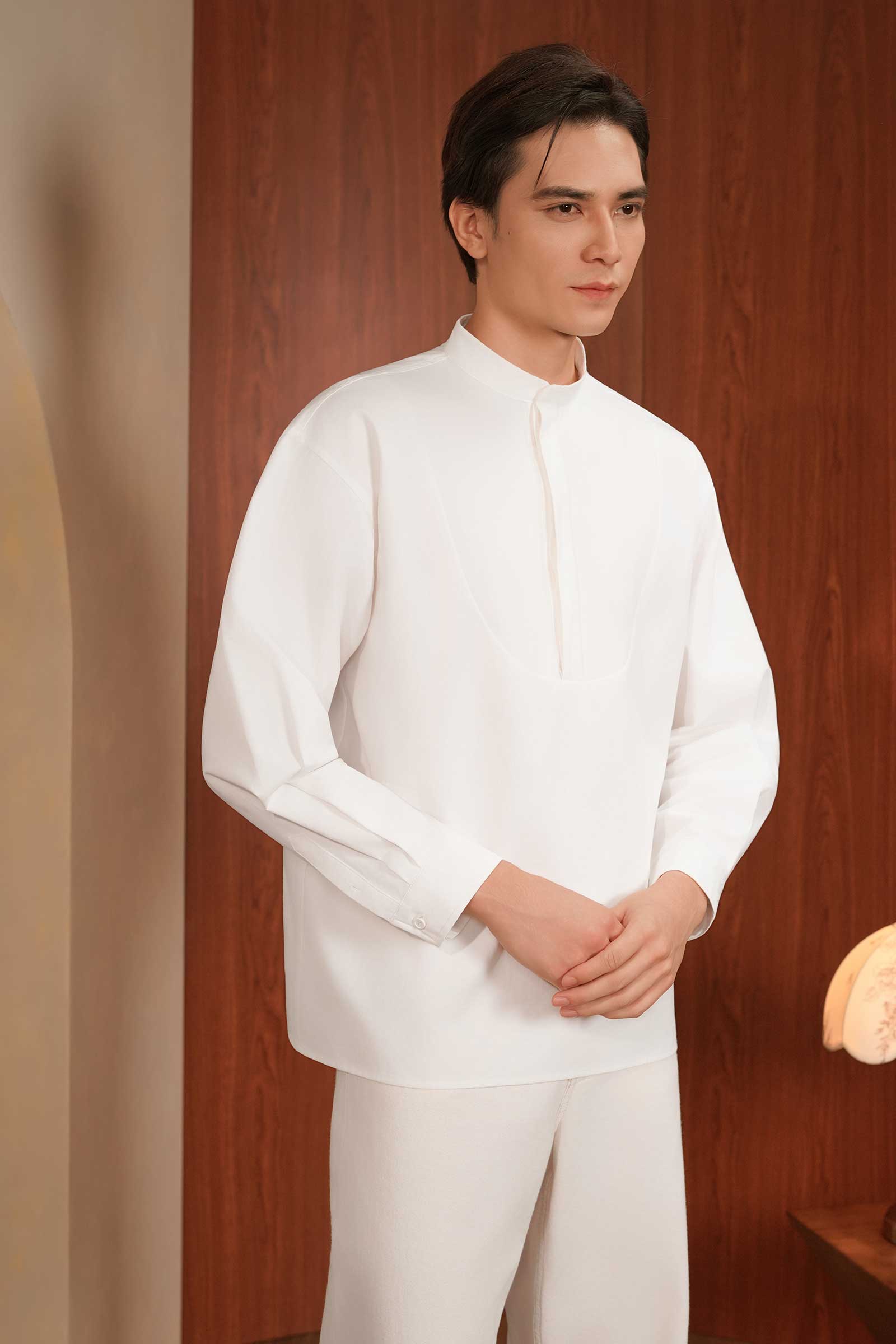 Johan Men Shirt (White) - Image 18
