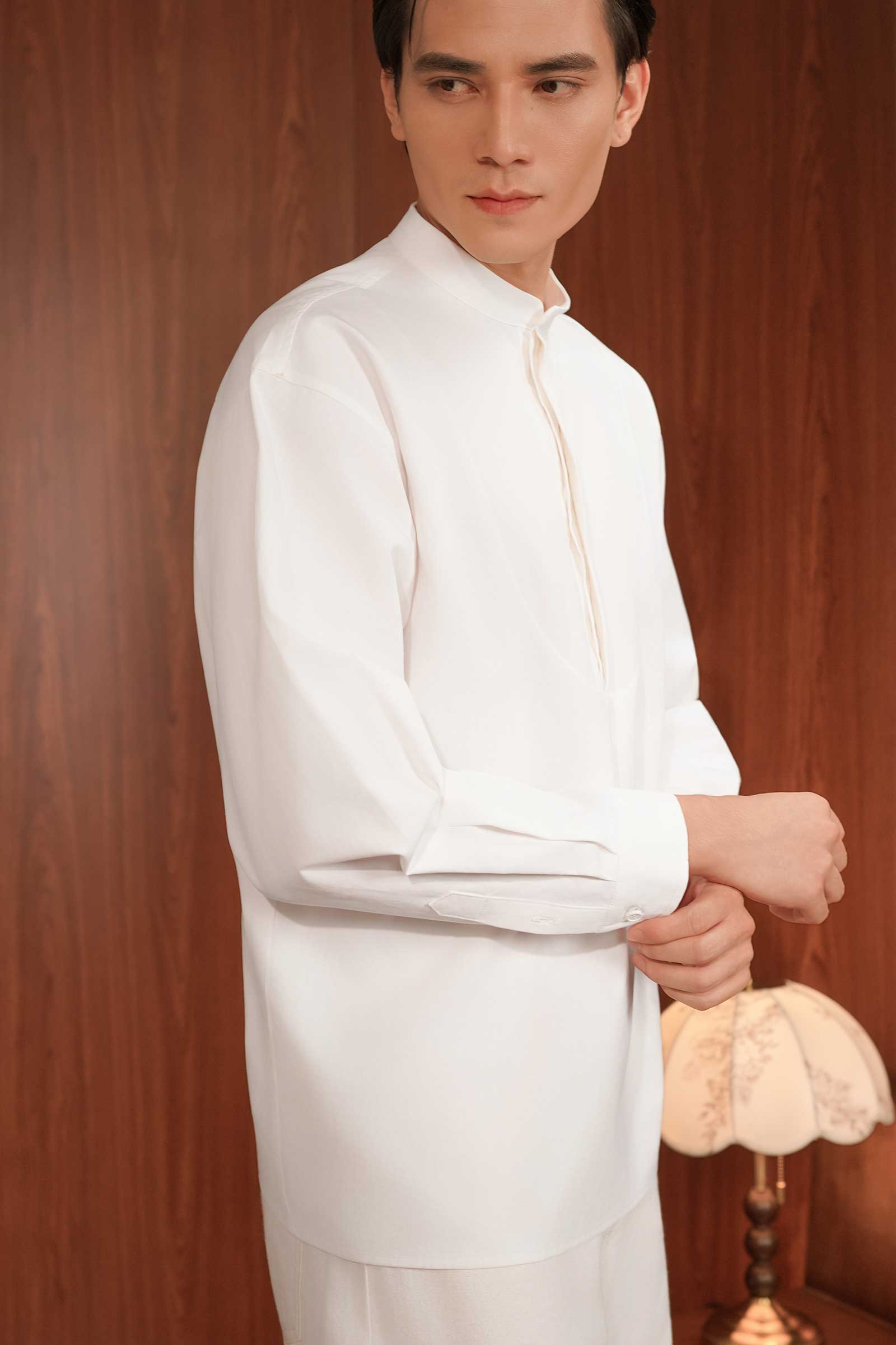 Johan Men Shirt (White) - Image 4