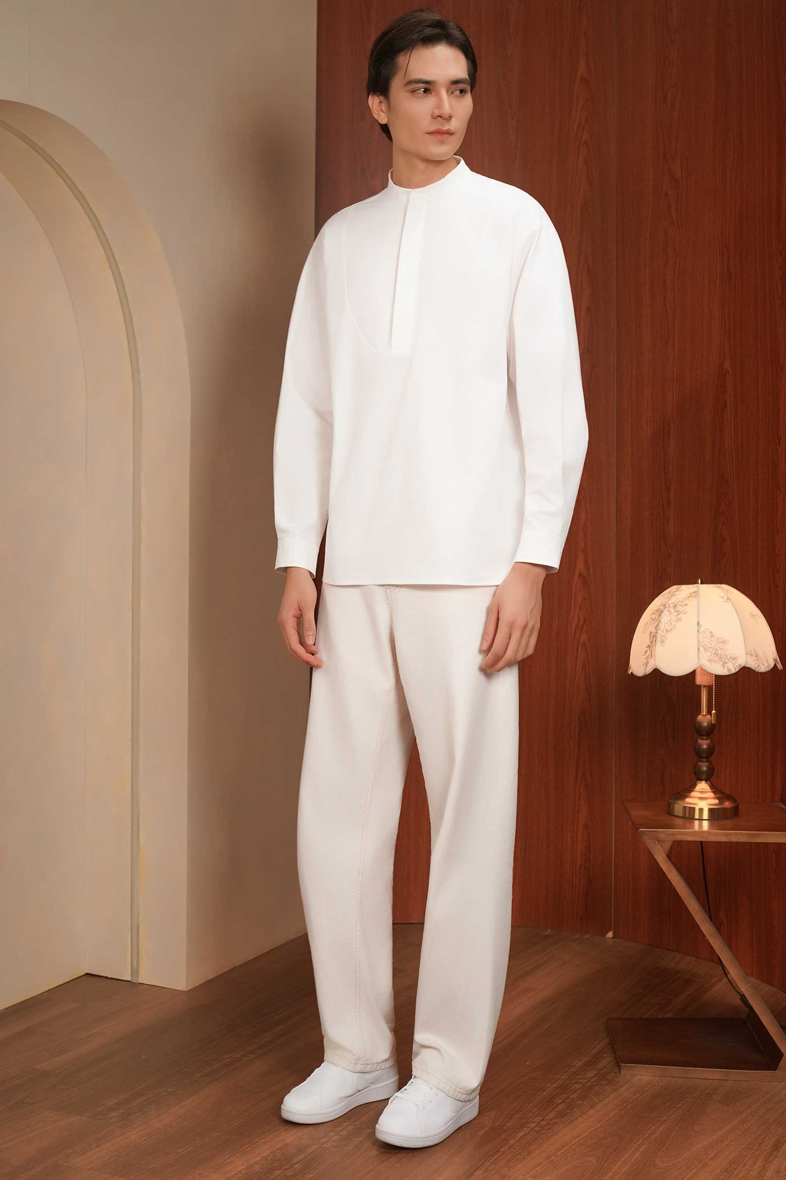 Johan Men Shirt (White) - Image 6