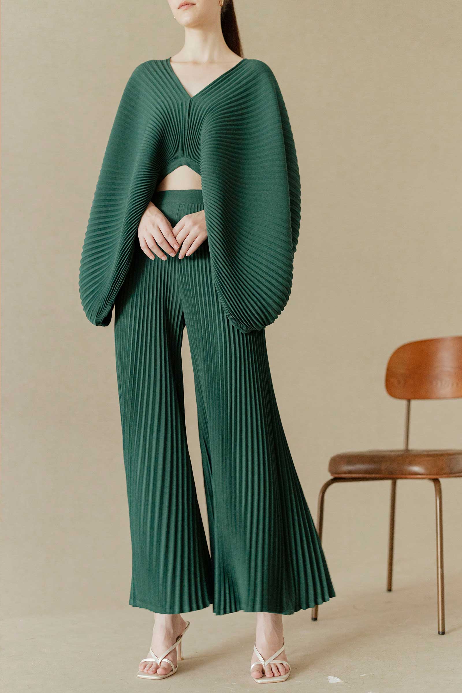 Derre Pleated Pants (Jade) - Image 5