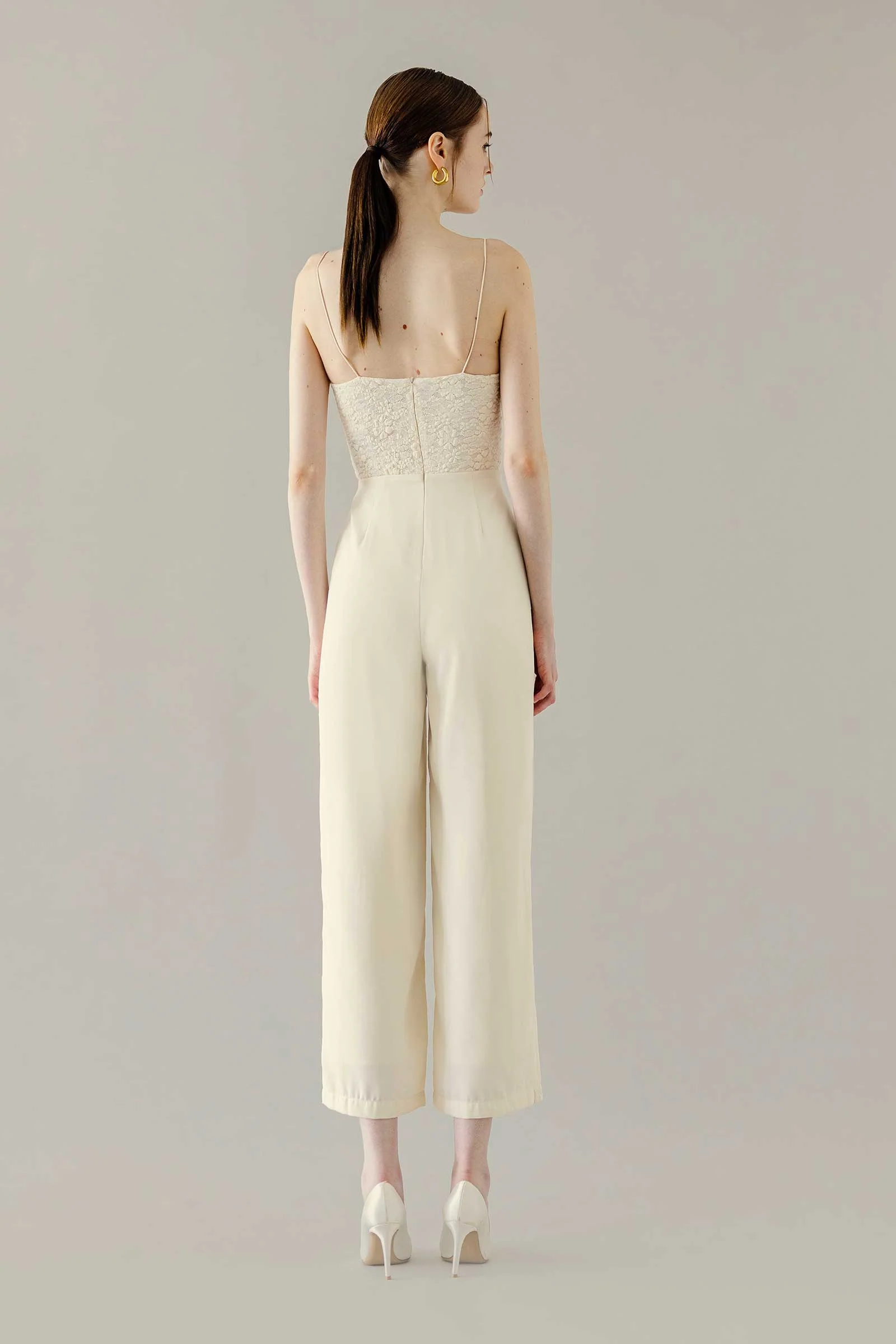 Diara Jumpsuit (Cream) - Image 5