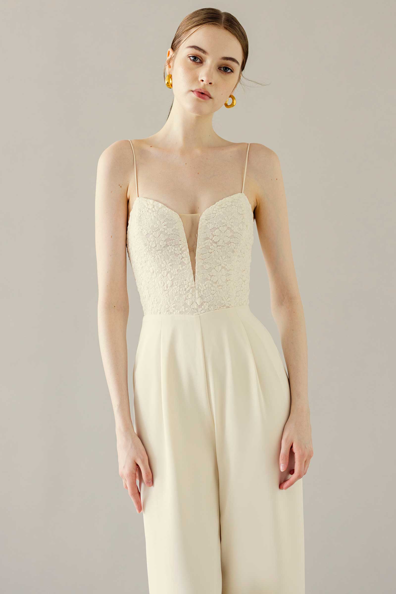 Diara Jumpsuit (Cream) - Image 8