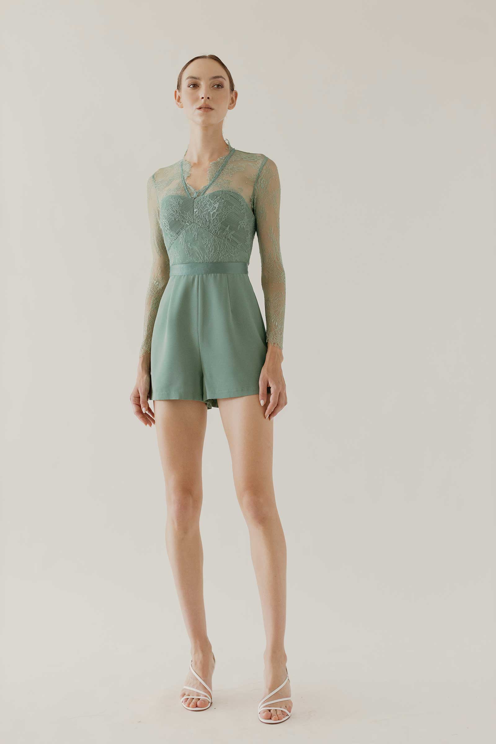 Dokierave Romper (Pale Green) - Image 2