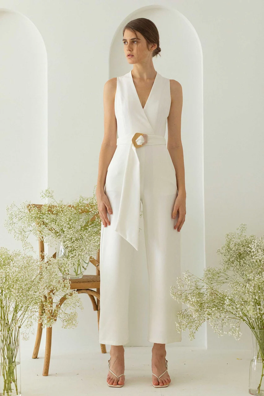 Darluzer Jumpsuit (White) - Image 5