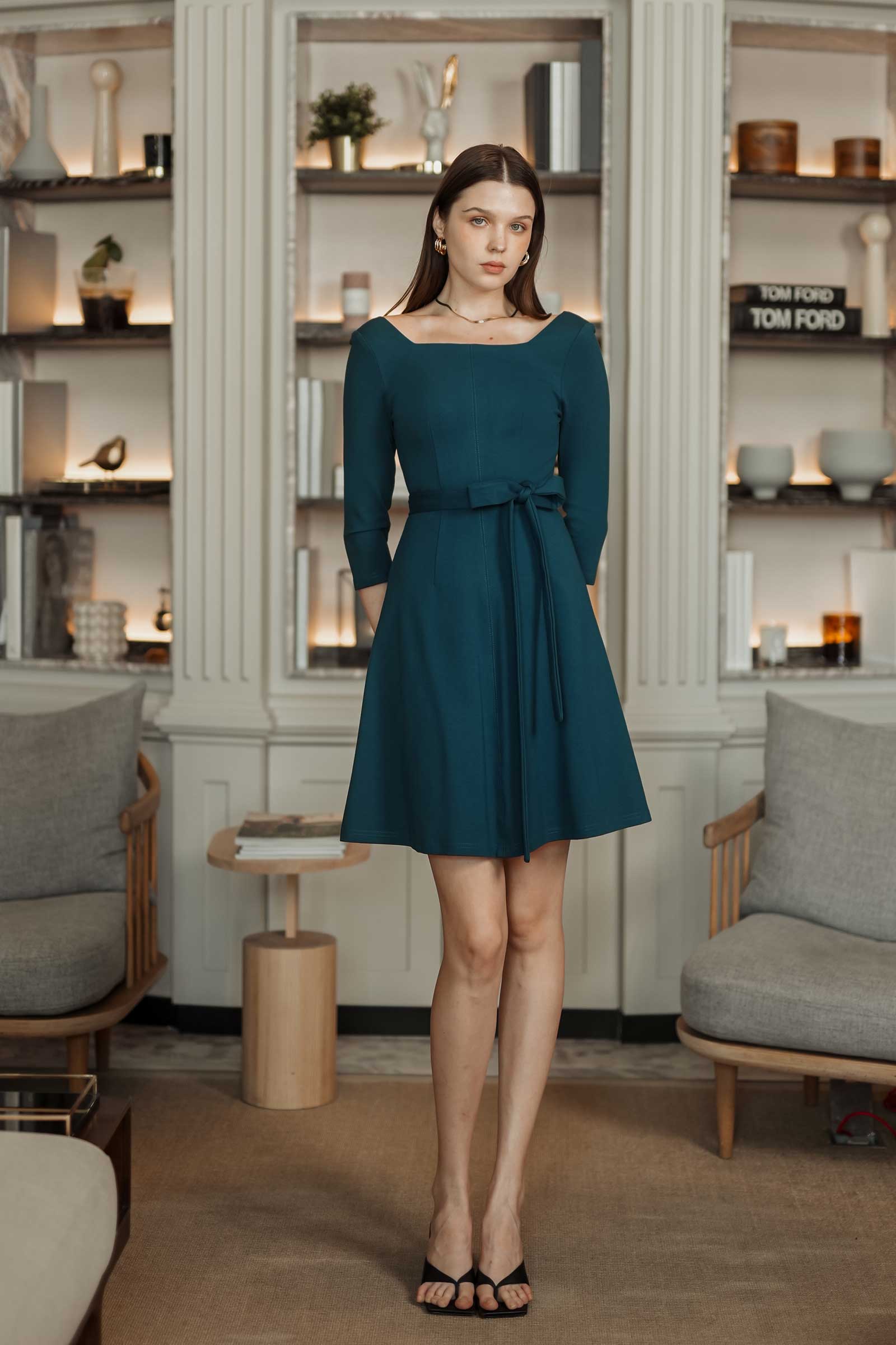 Dofine Dress (Teal) - Image 2