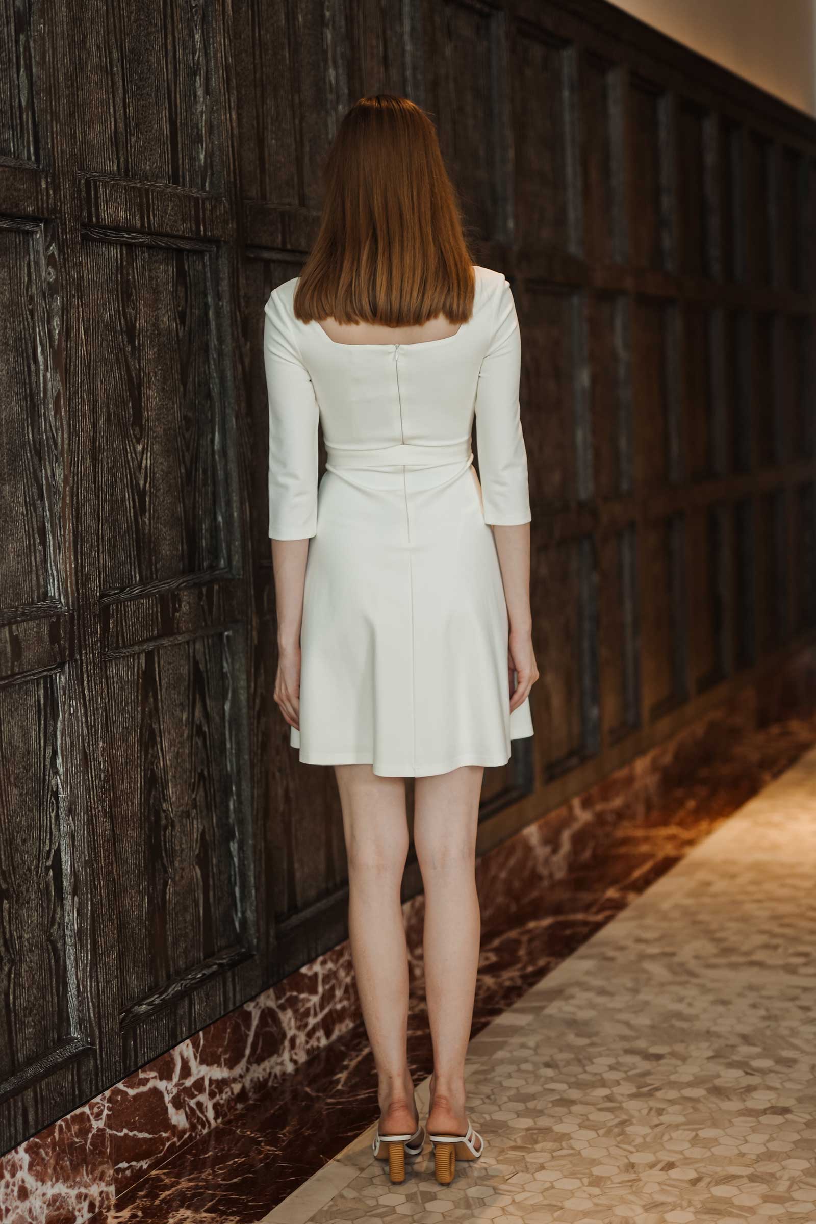 Dofine Dress (White) - Image 5