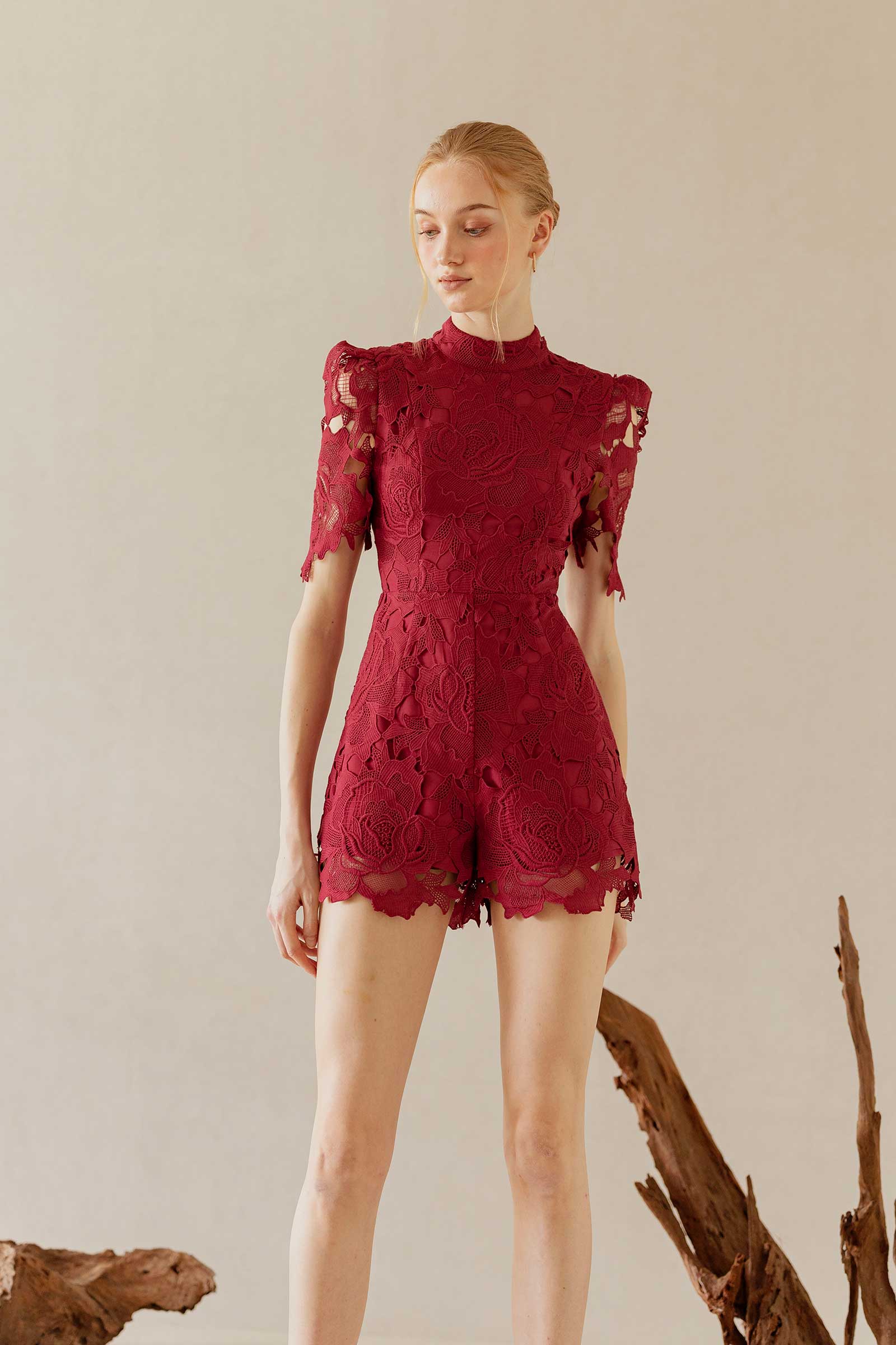 Drissa Romper (Maroon) - Image 3
