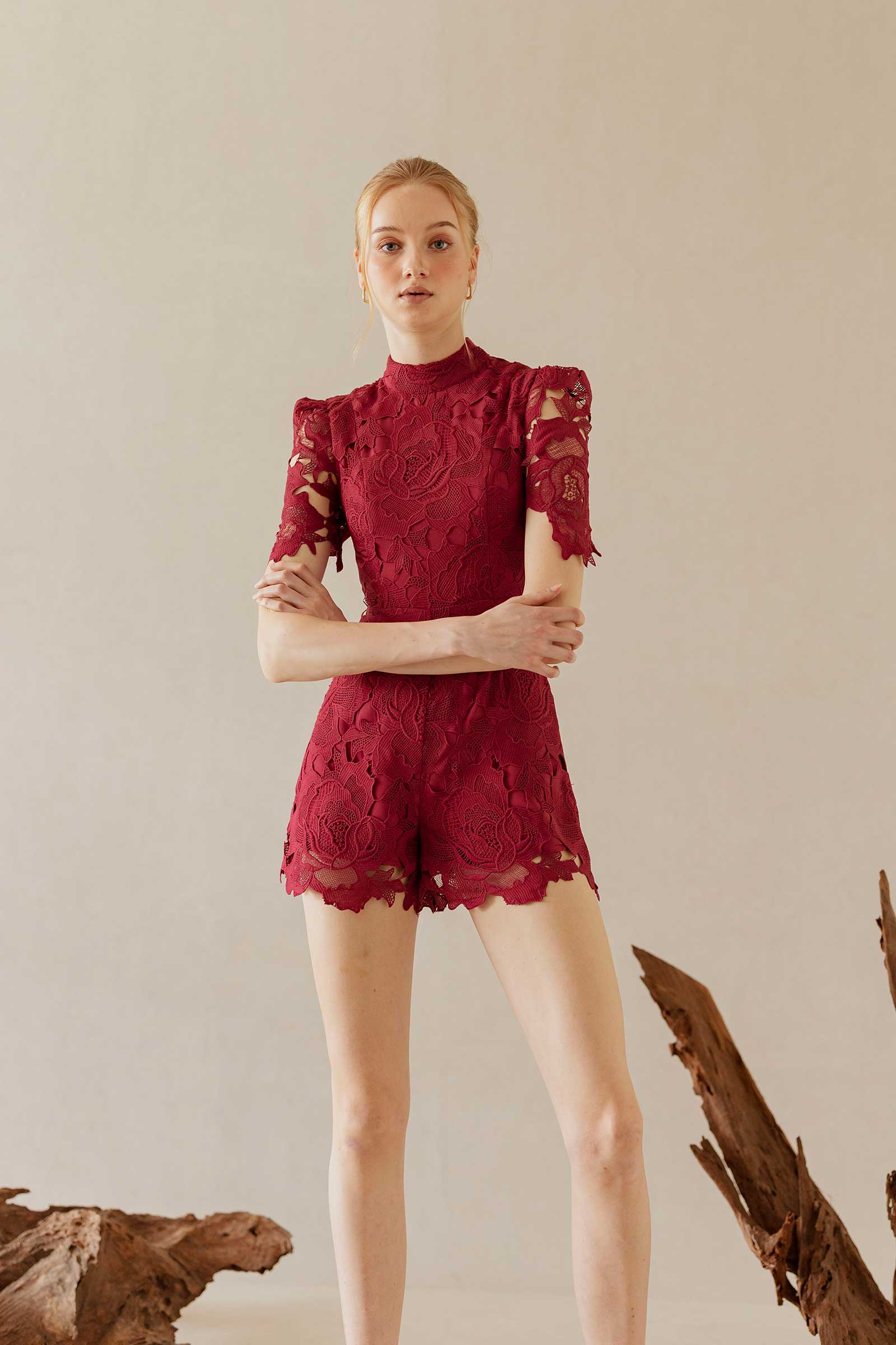 Drissa Romper (Maroon) - Image 4