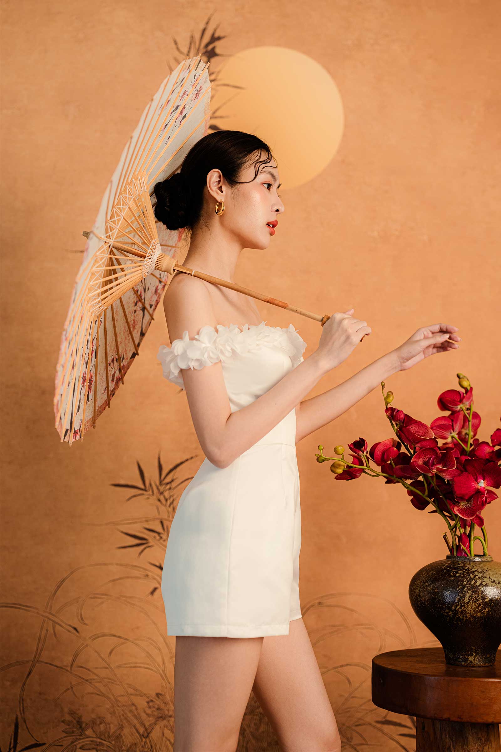 Darhua Romper (White) - Image 4