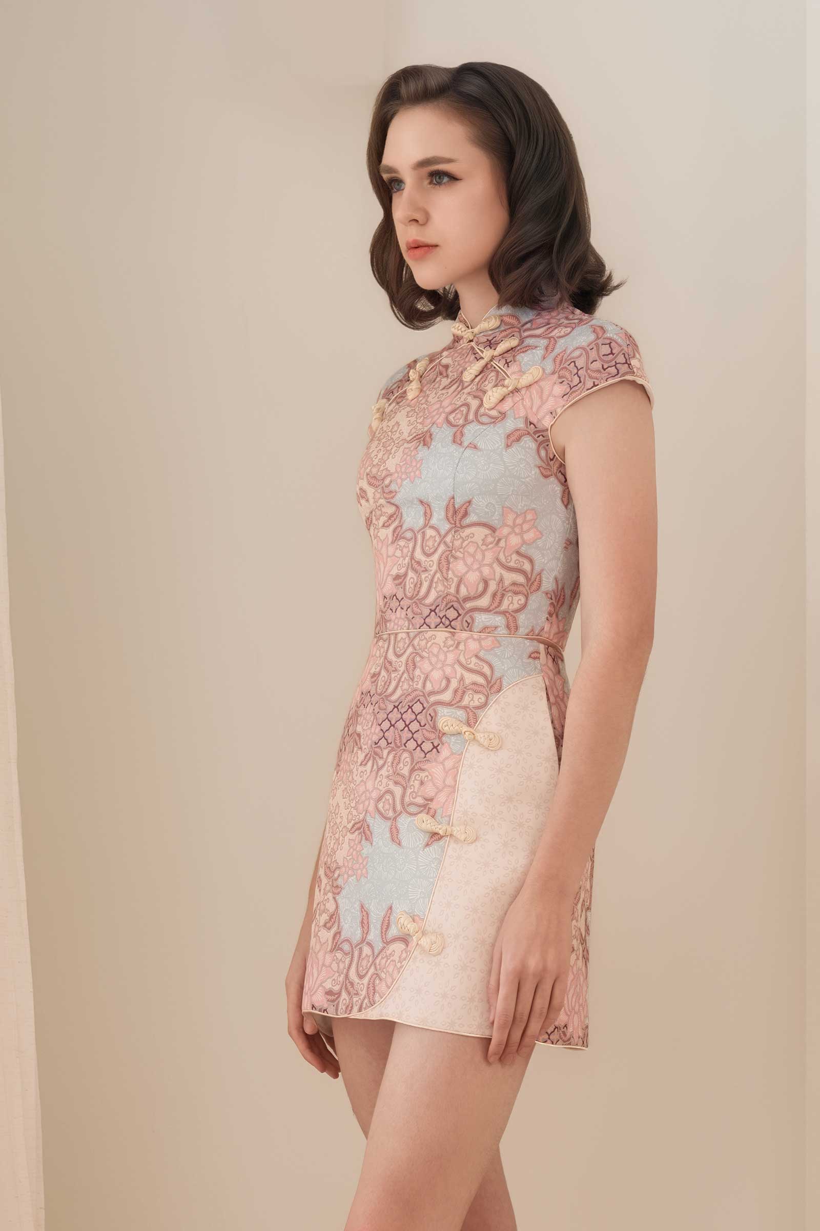 Lotus Qipao Set (Pink) - Image 14
