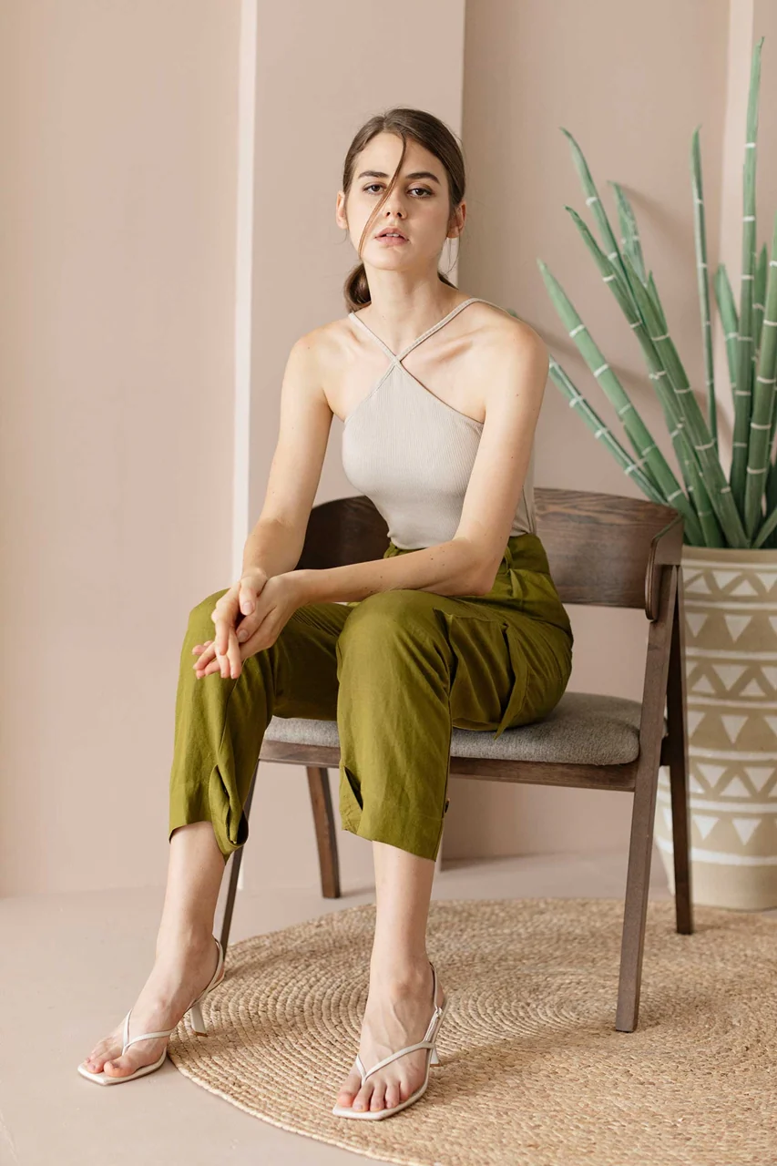 Dikuow Pants (Olive Green) - Image 2