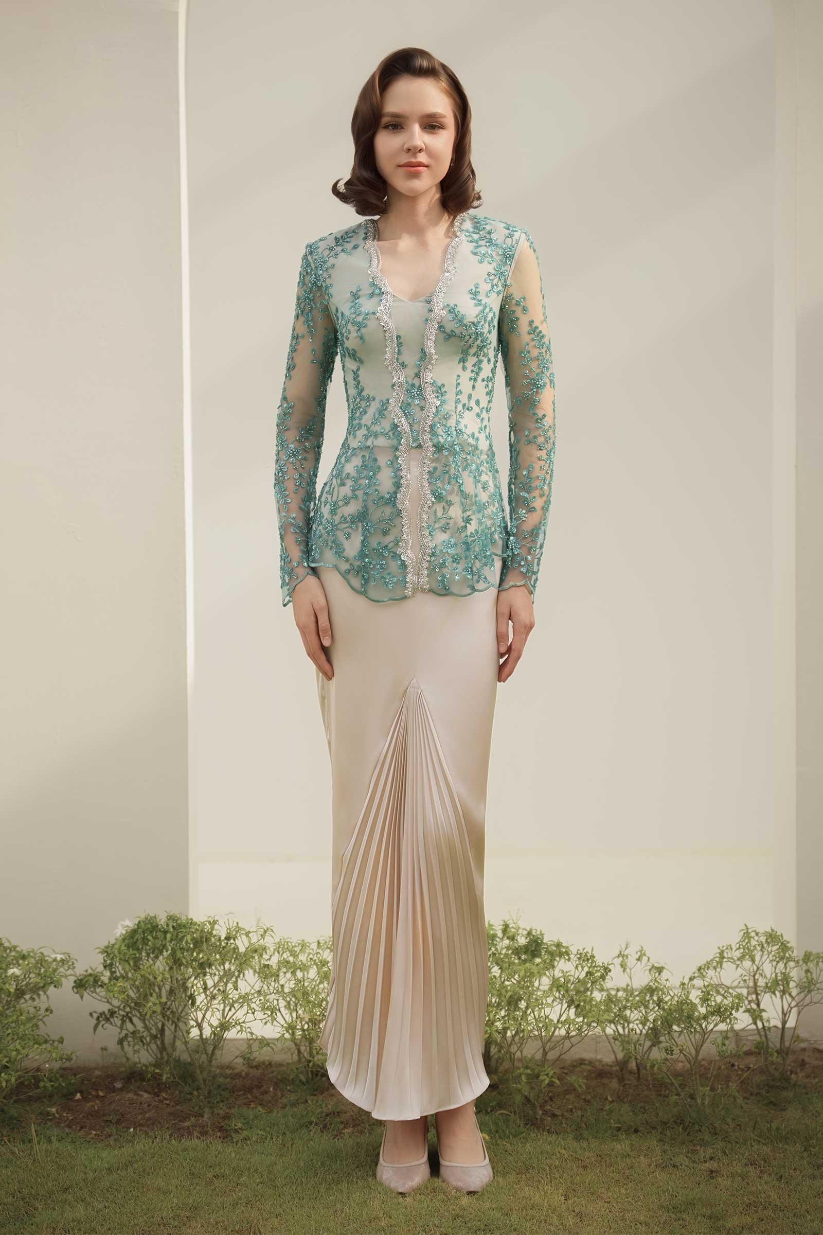 Zamrud Kebaya Top (Jade) - Image 15