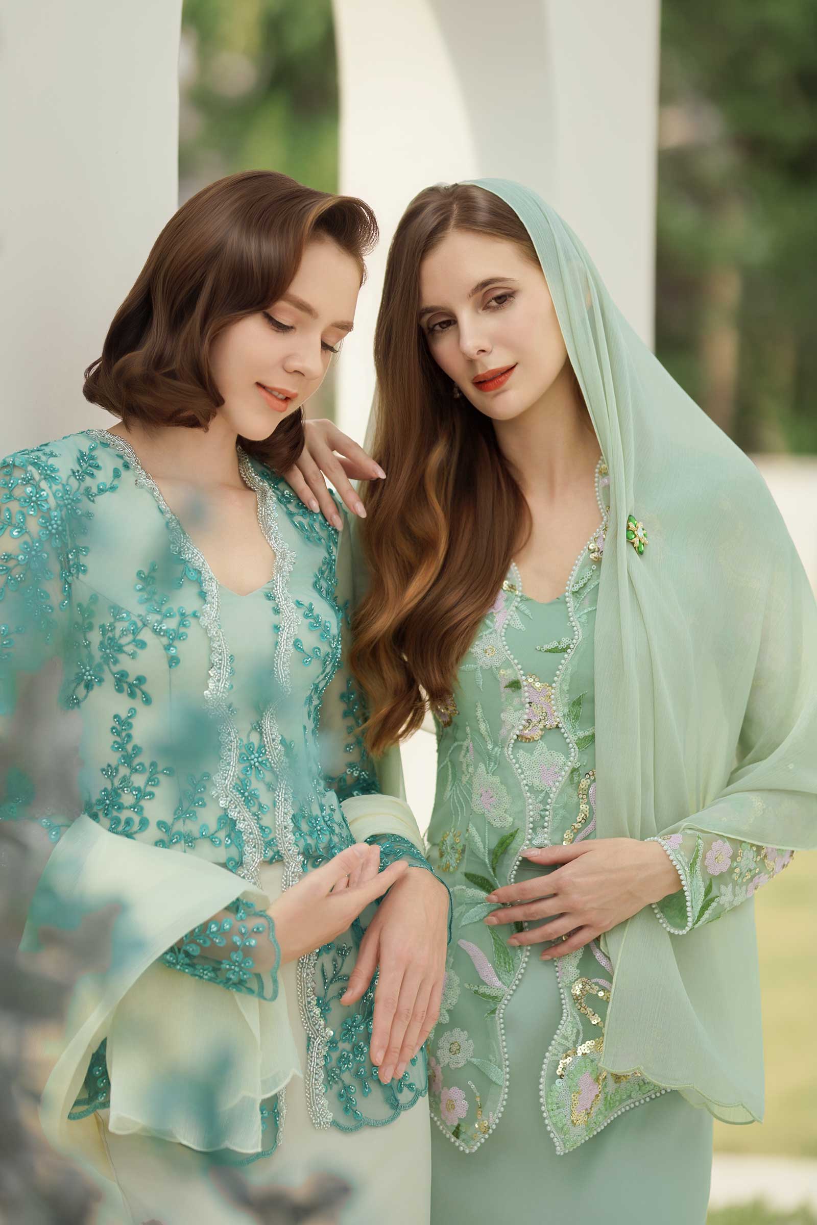 Zamrud Kebaya Top (Jade) - Image 33