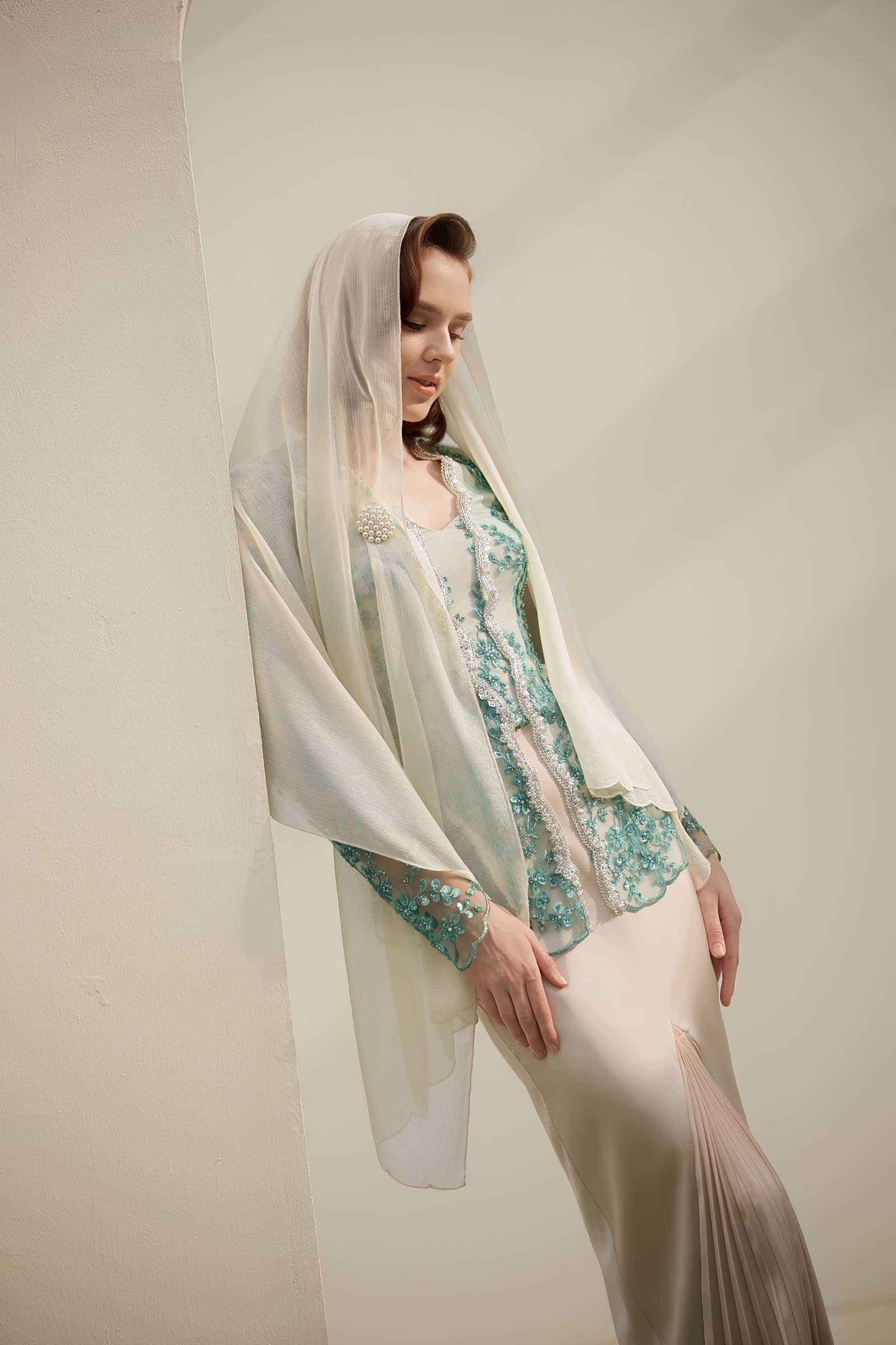 Zamrud Kebaya Top (Jade) - Image 6