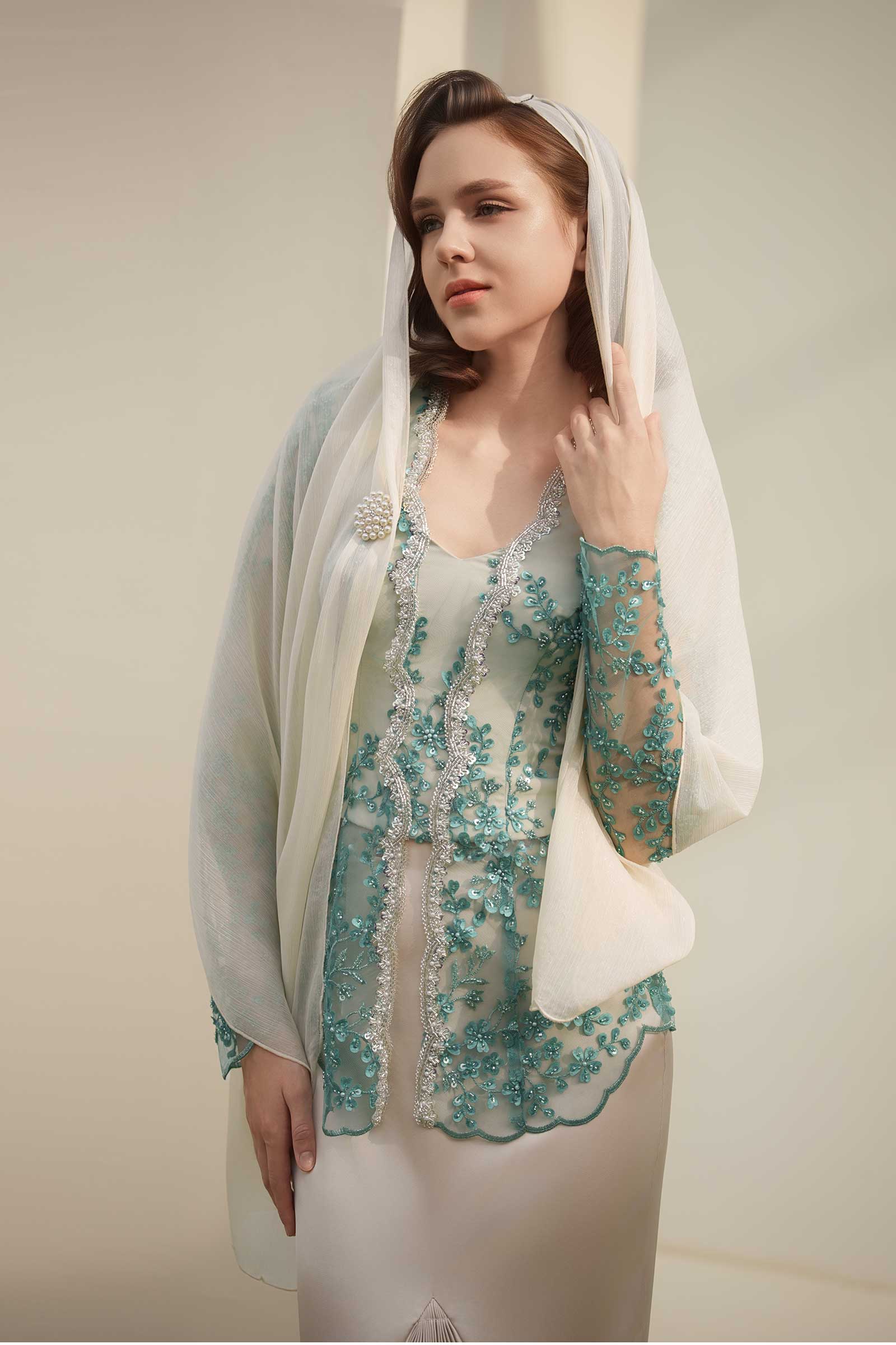 Zamrud Kebaya Top (Jade) - Image 8