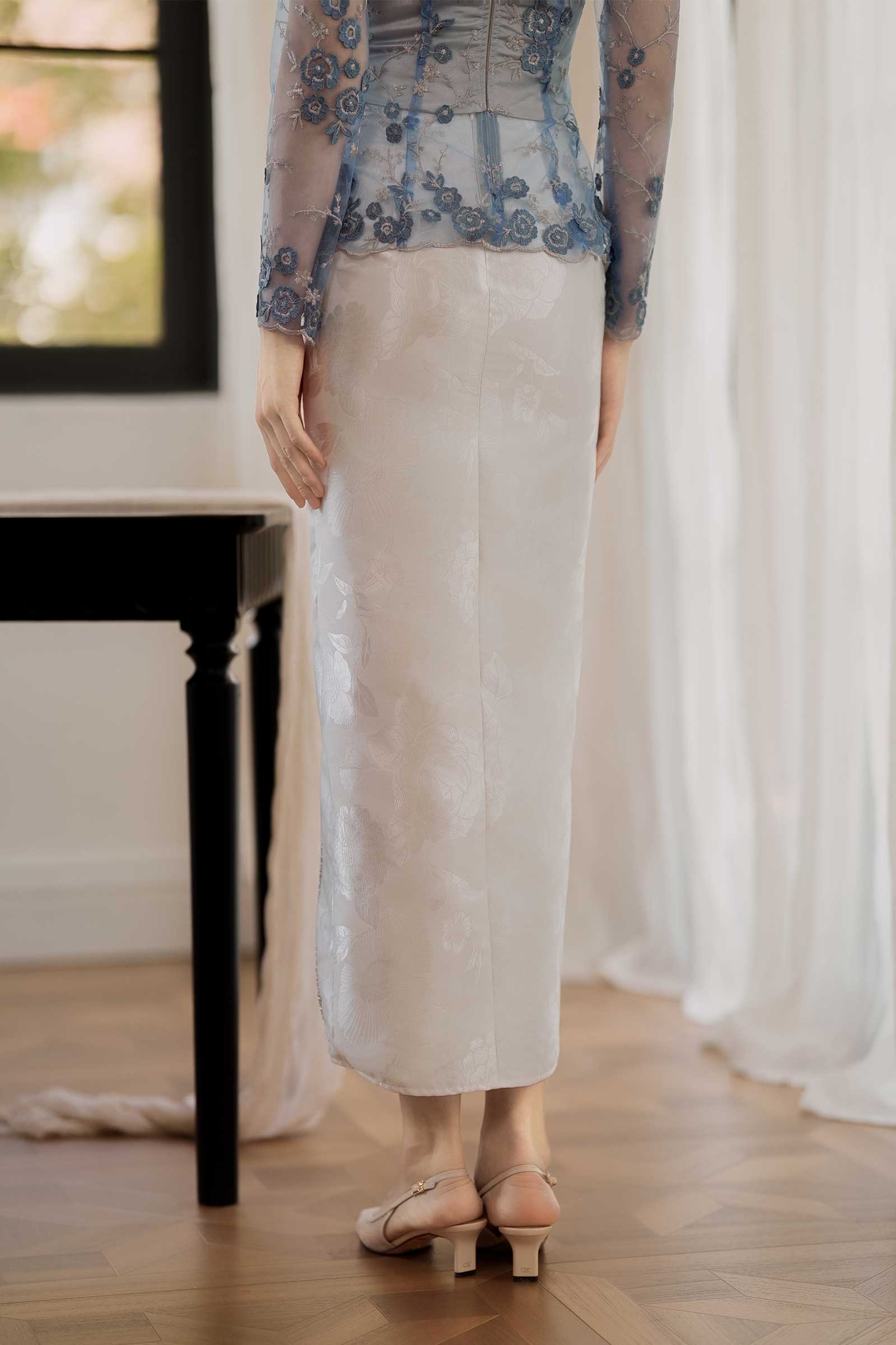Mawar Skirt (White) - Image 6