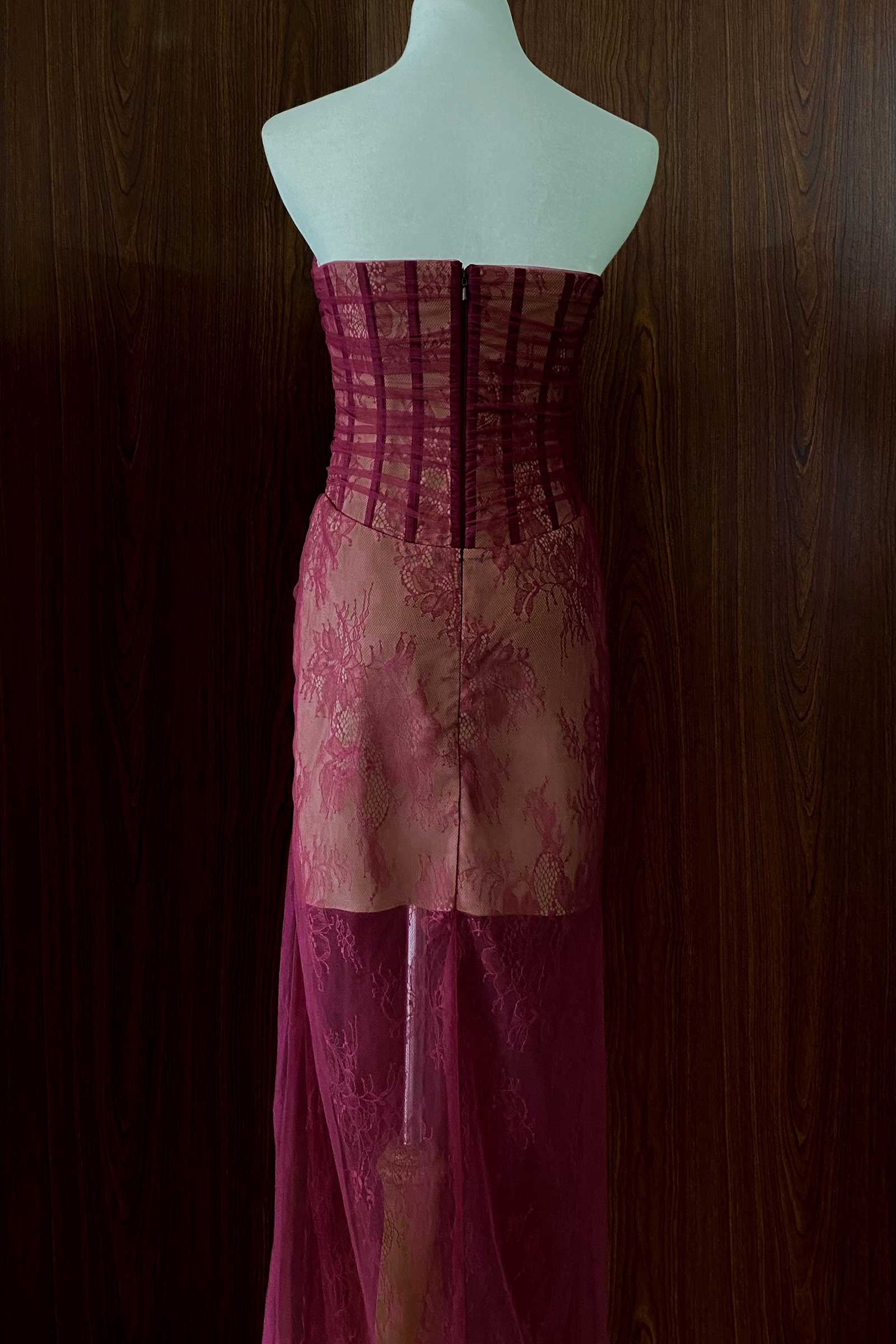Diasiz Gown (Red) - Image 15