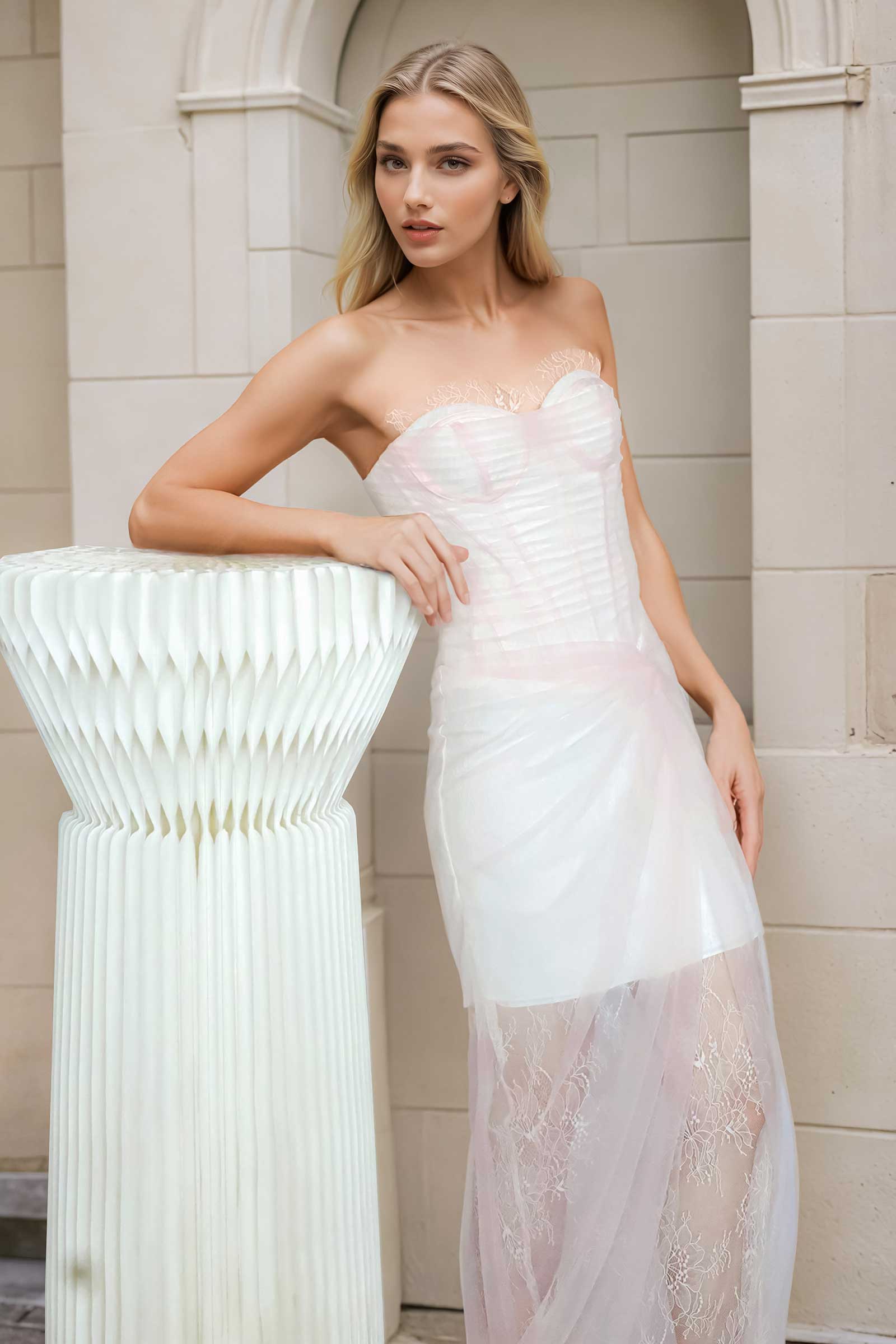 Diasiz Gown (Light Pink) - Image 12