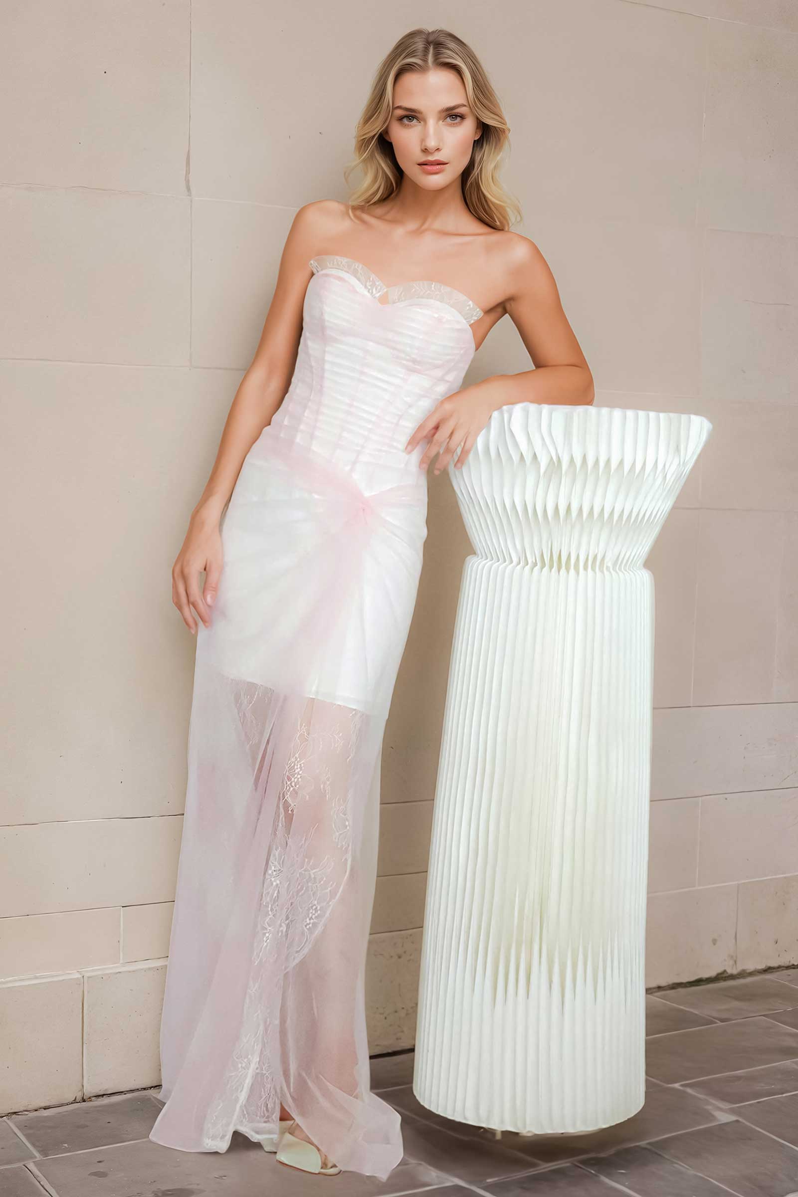 Diasiz Gown (Light Pink) - Image 15