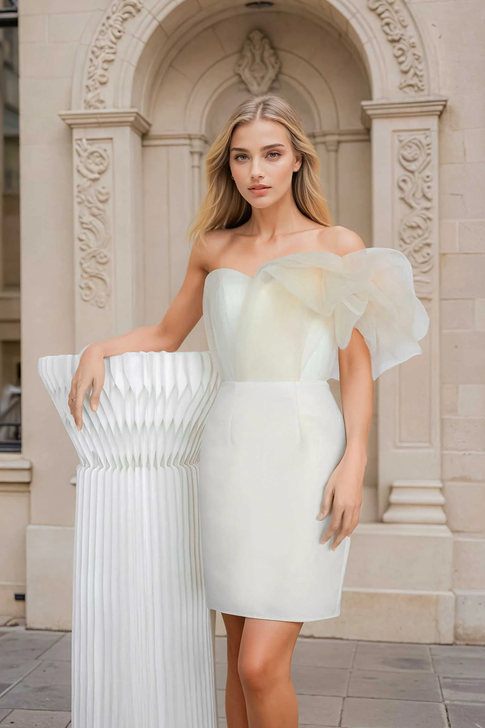 Danie Dress (Cream) - Image 6