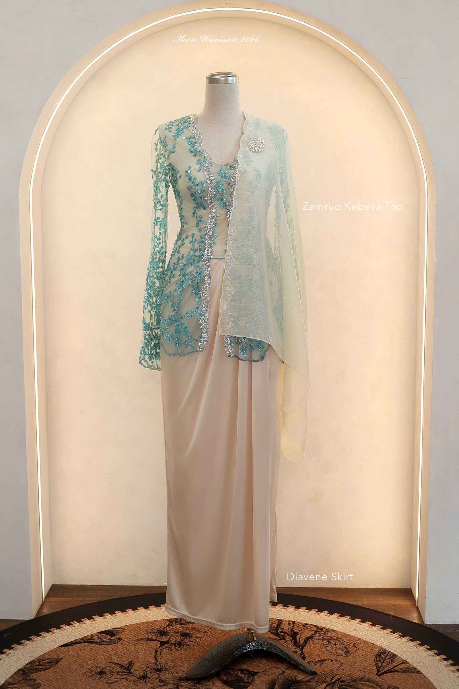 Zamrud Skirt (Champagne) - Image 10