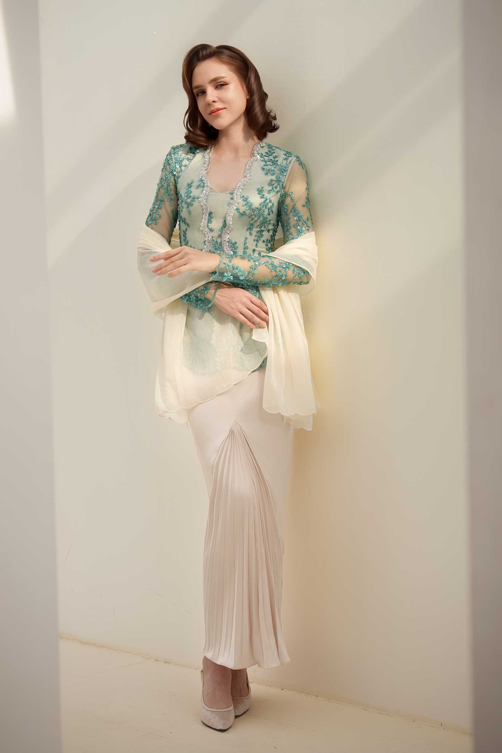 Zamrud Skirt (Champagne) - Image 18