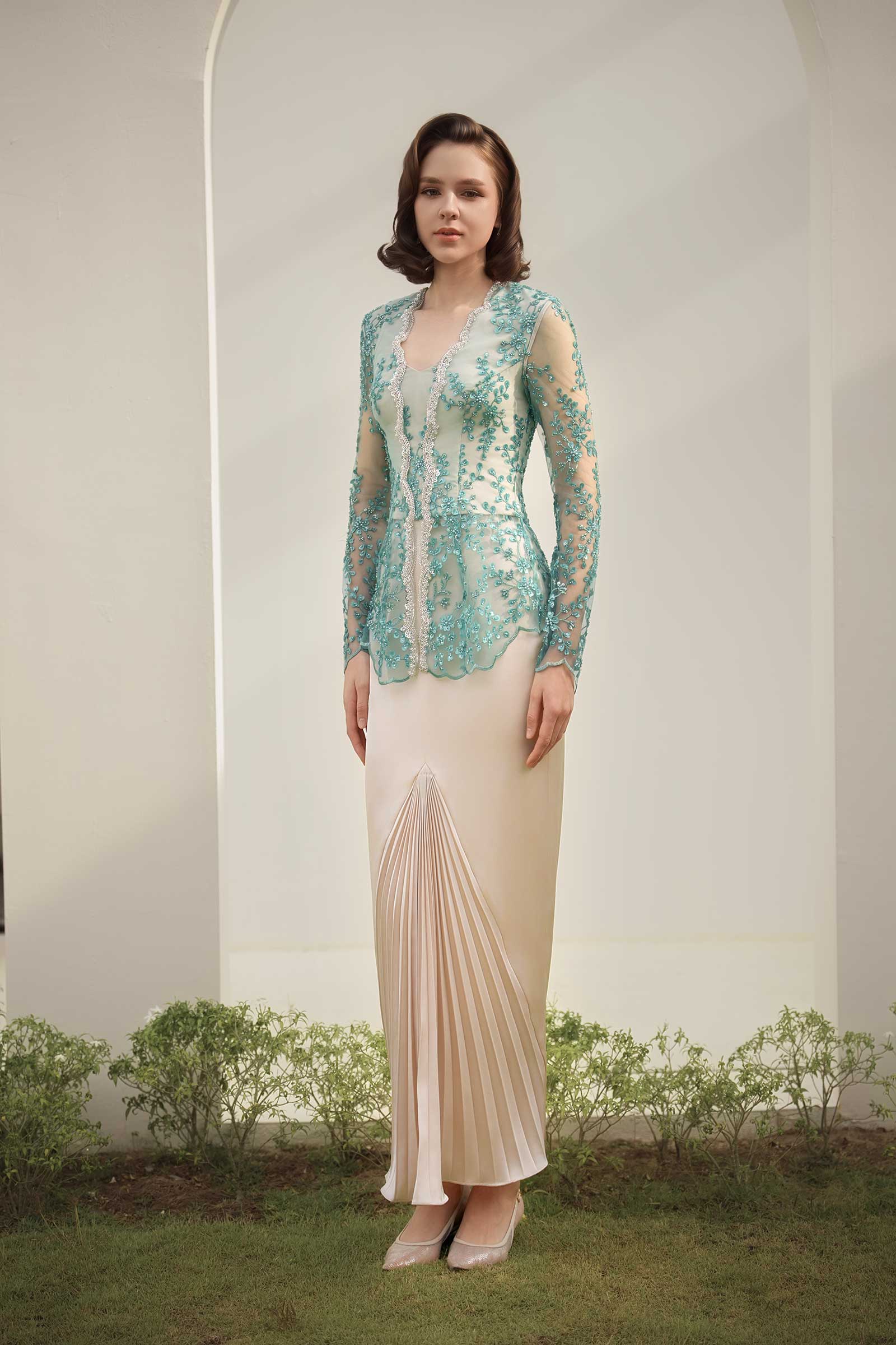 Zamrud Skirt (Champagne) - Image 4