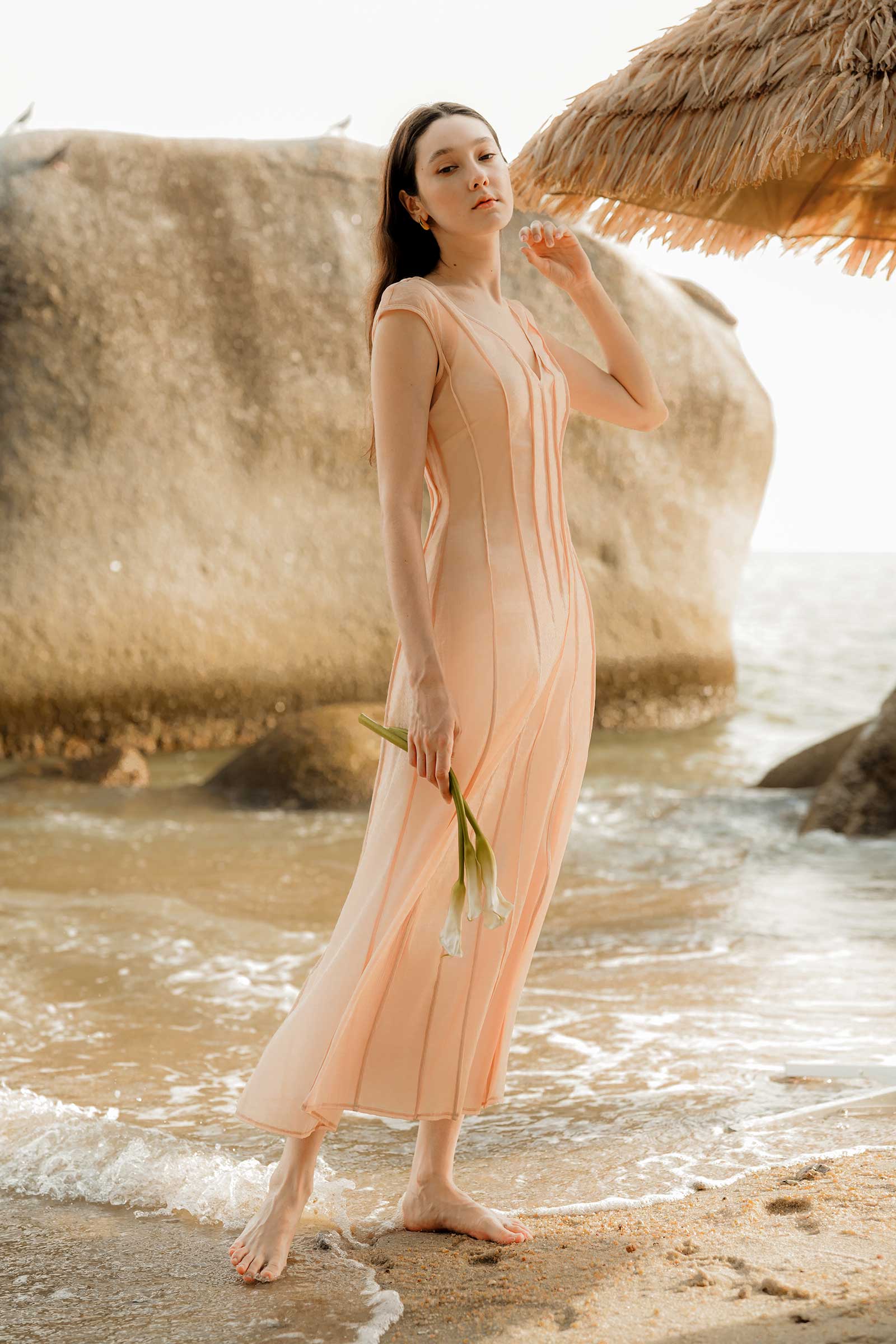 Dreselle Dress (Nude) - Image 4