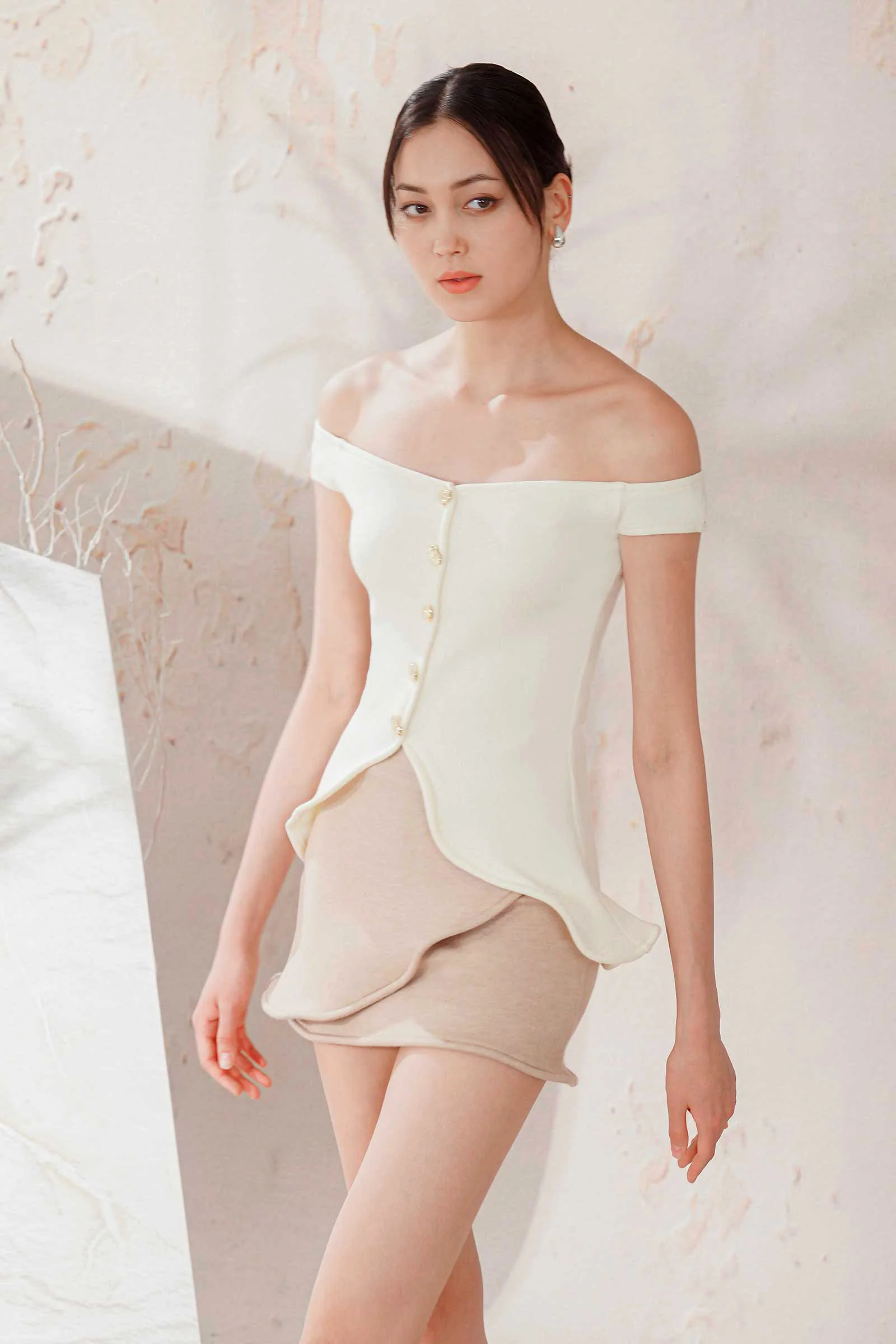 Dlivia Set (Cream+Nude) - Image 4
