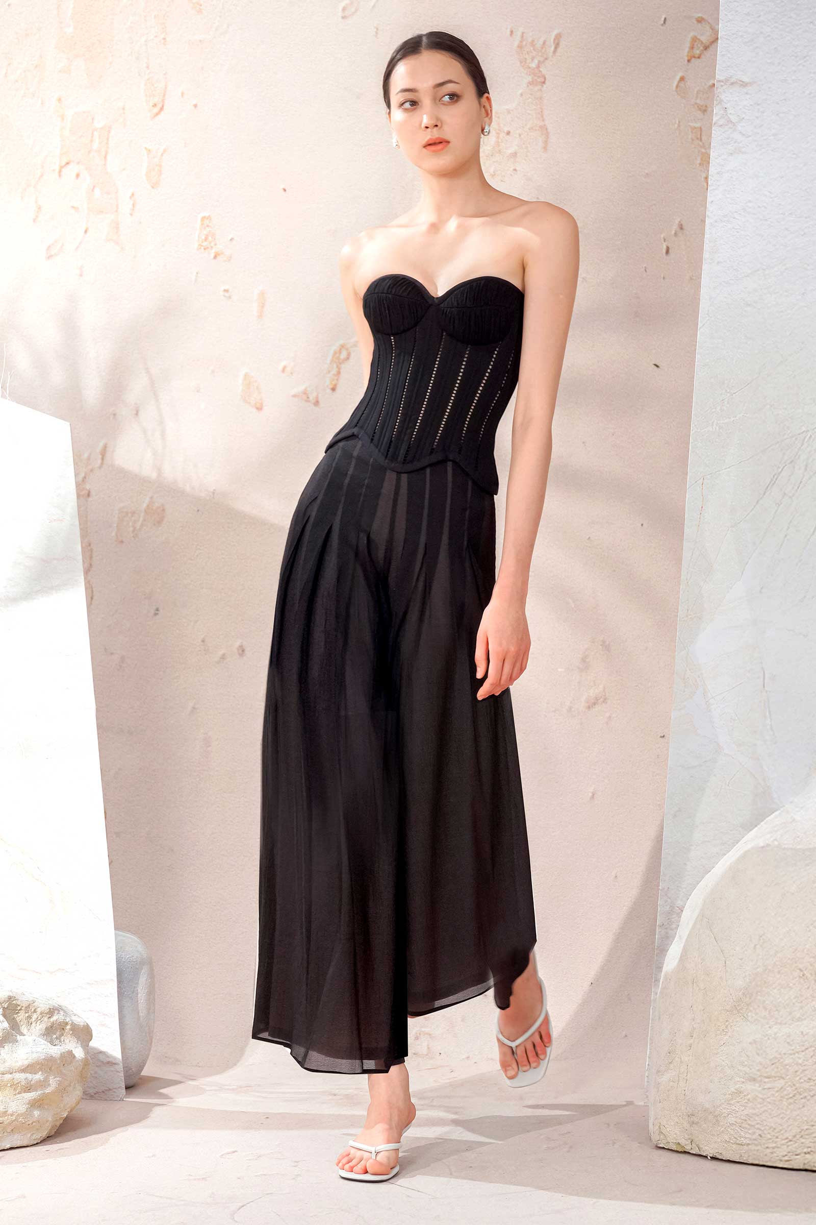 Darz Organza Pants (Black) - Image 4