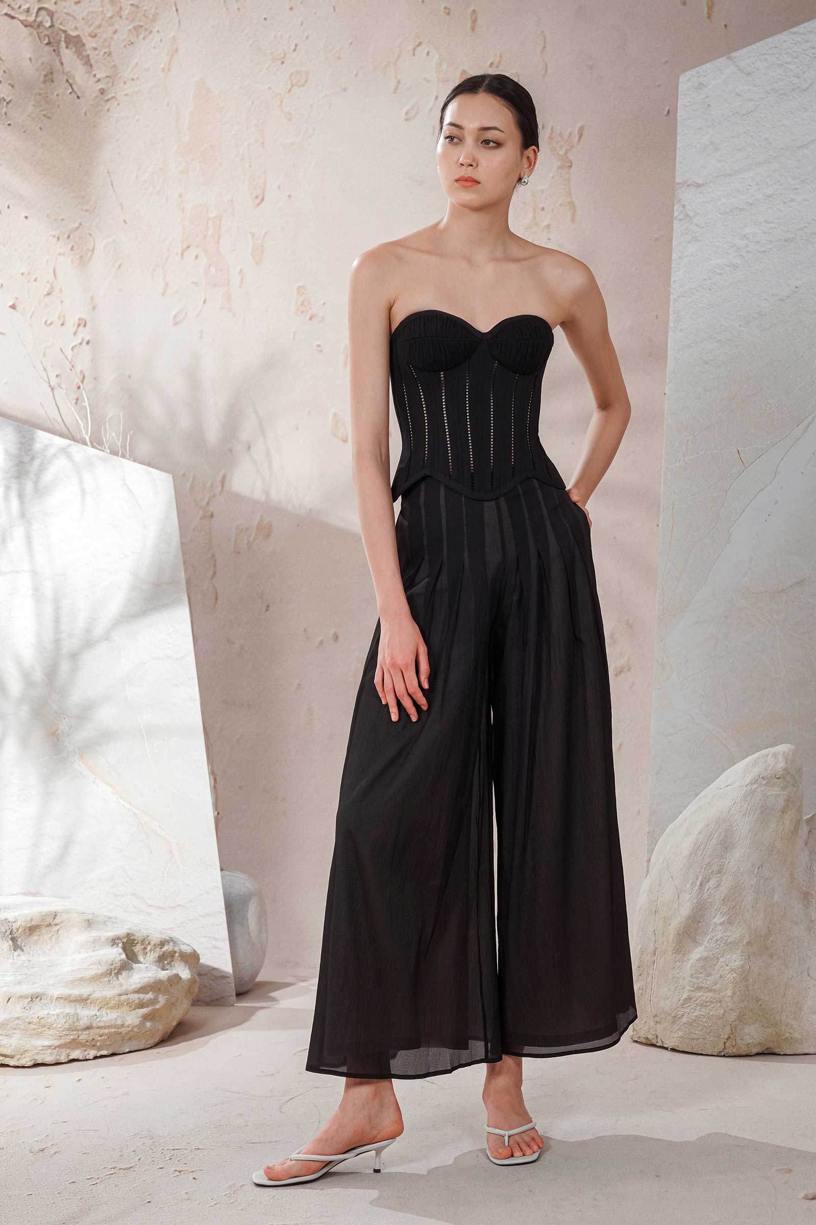 Darz Organza Pants (Black) - Image 9
