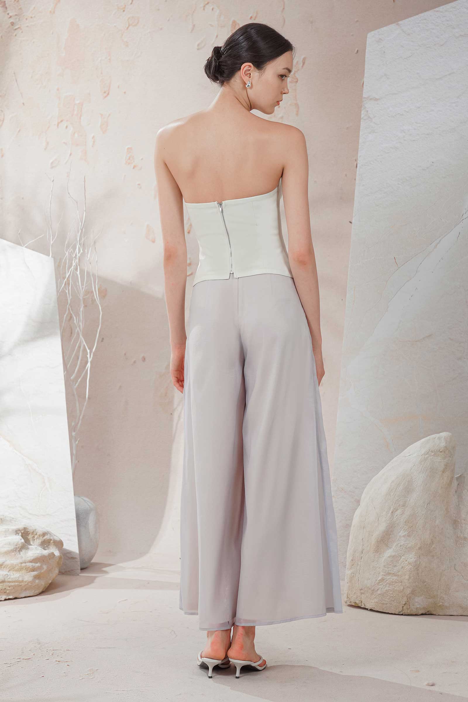 Diox Corset Top (Cream) - Image 5
