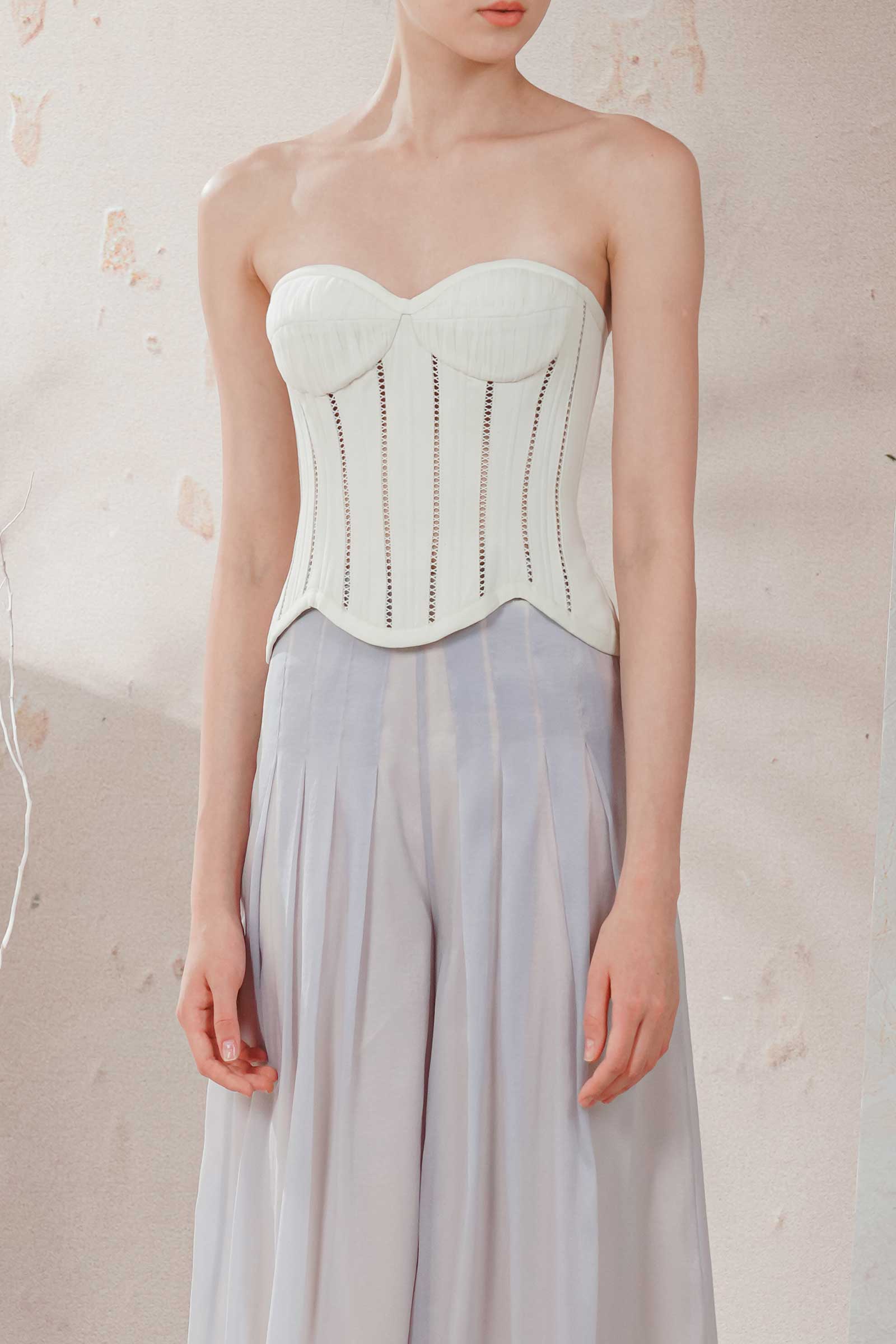 Diox Corset Top (Cream) - Image 9