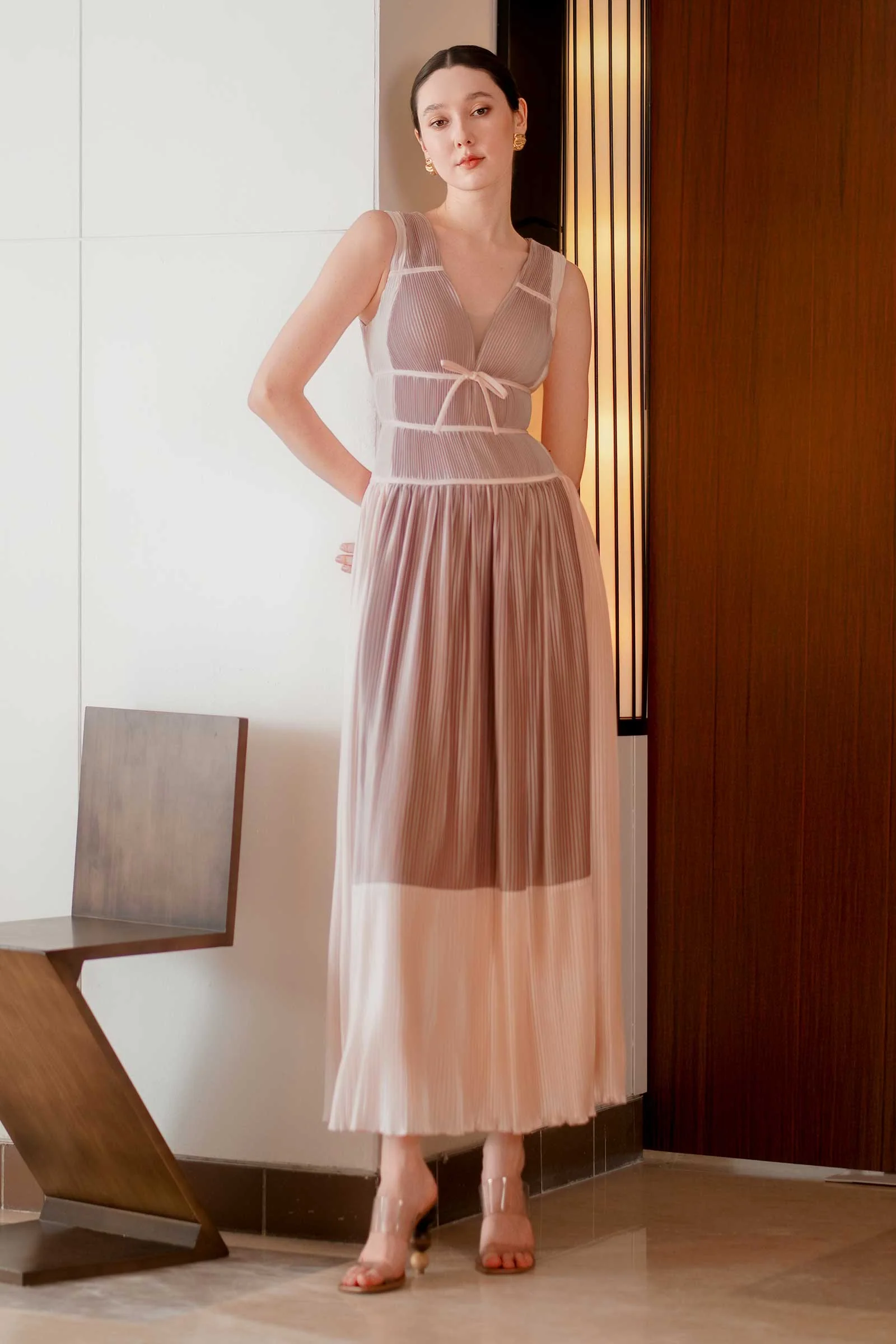 Dazelle Dress (Dusty Purple+Pink) - Image 12