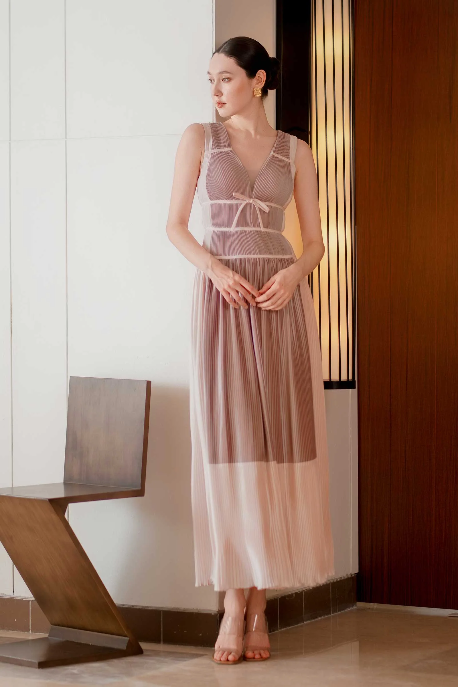 Dazelle Dress (Dusty Purple+Pink) - Image 13
