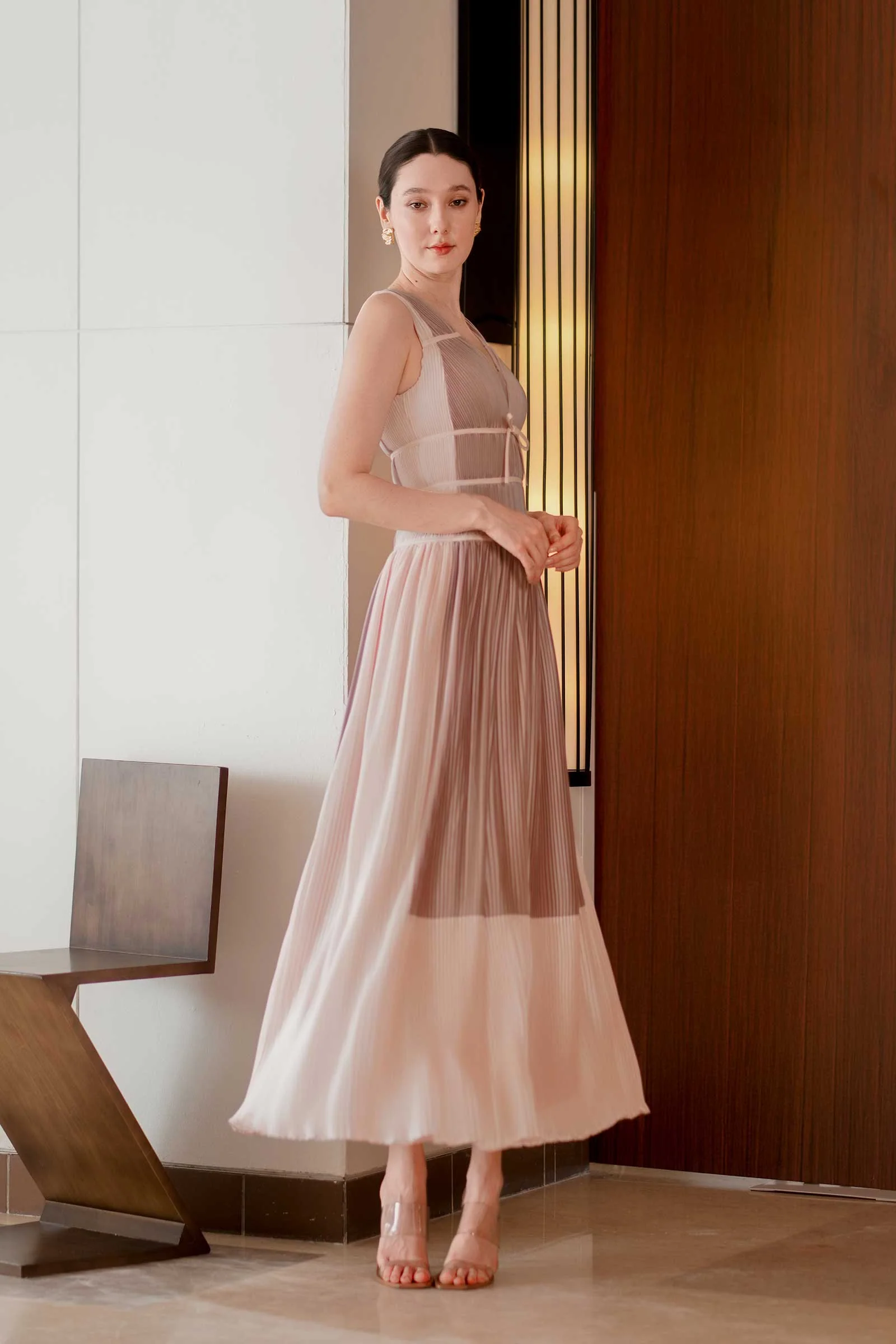 Dazelle Dress (Dusty Purple+Pink) - Image 22
