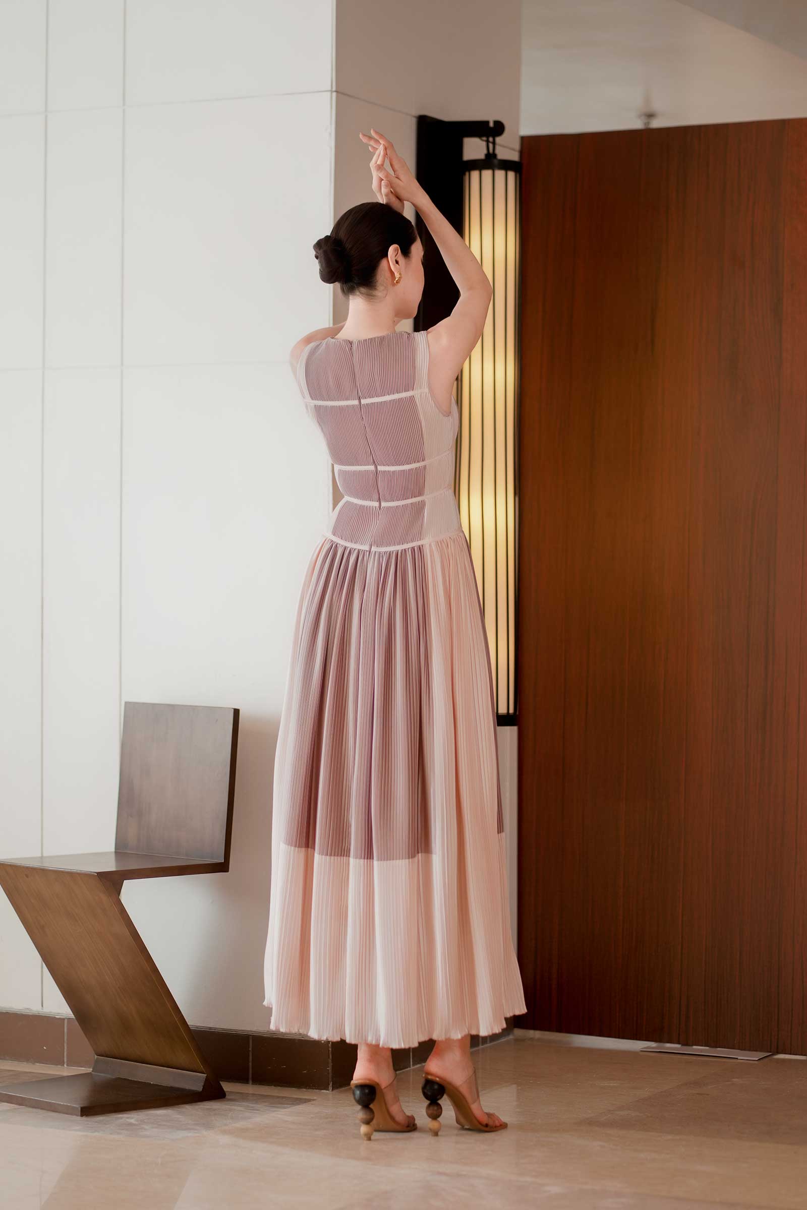 Dazelle Dress (Dusty Purple+Pink) - Image 23