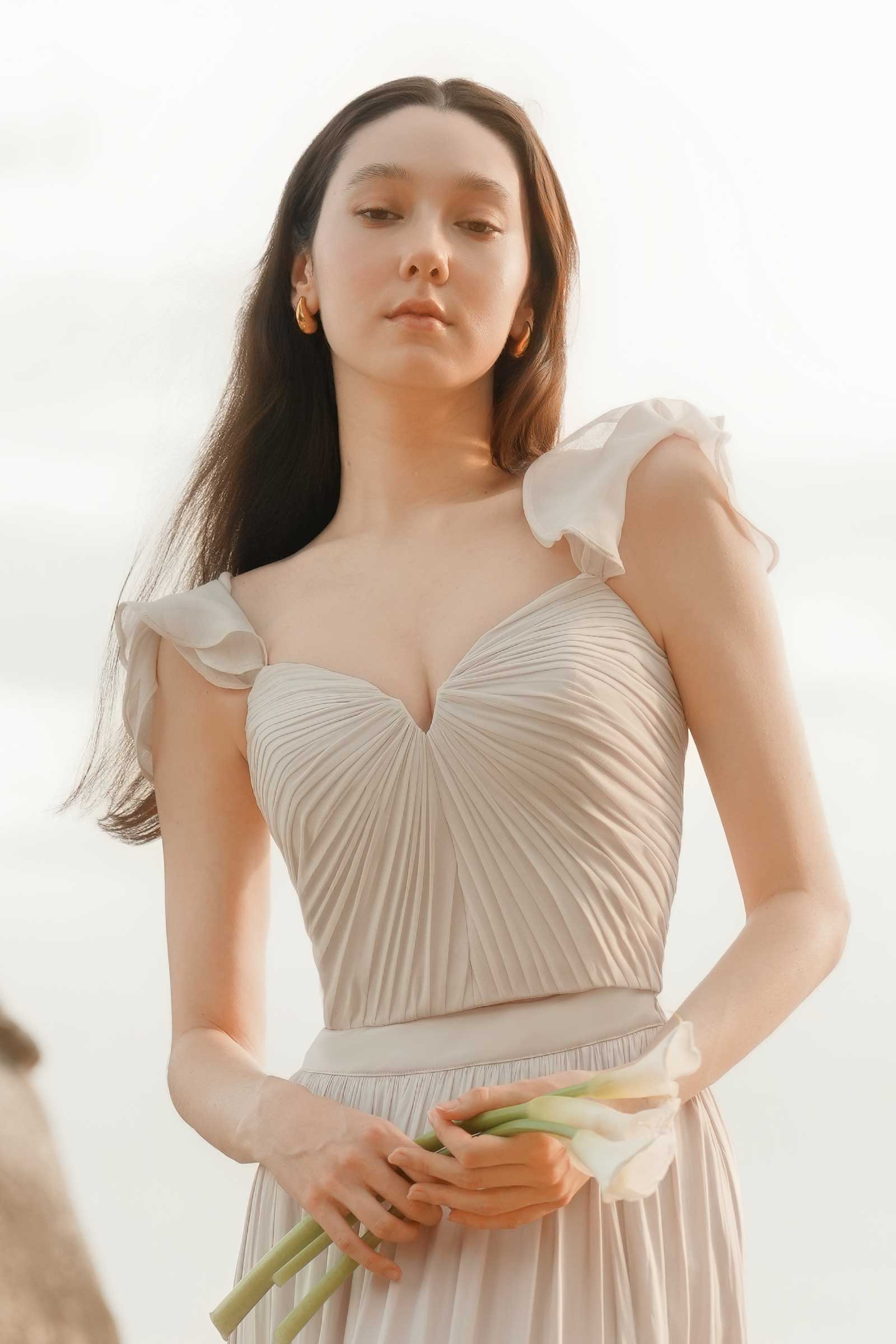 Darique Corset Padded Top (Champagne) - Image 9
