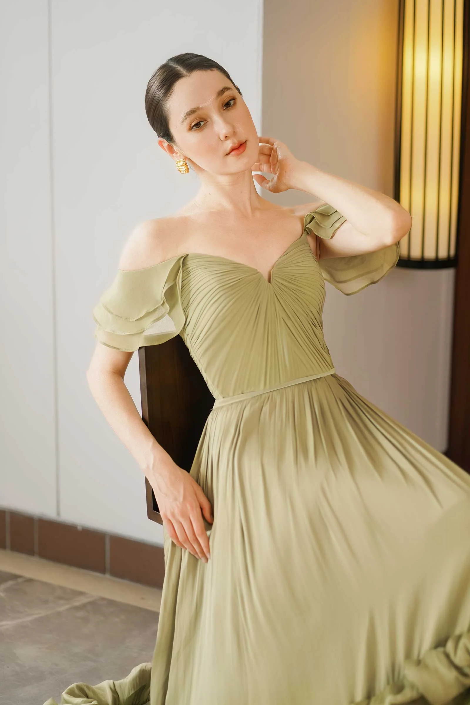 Darique Corset Padded Top (Sage) - Image 13